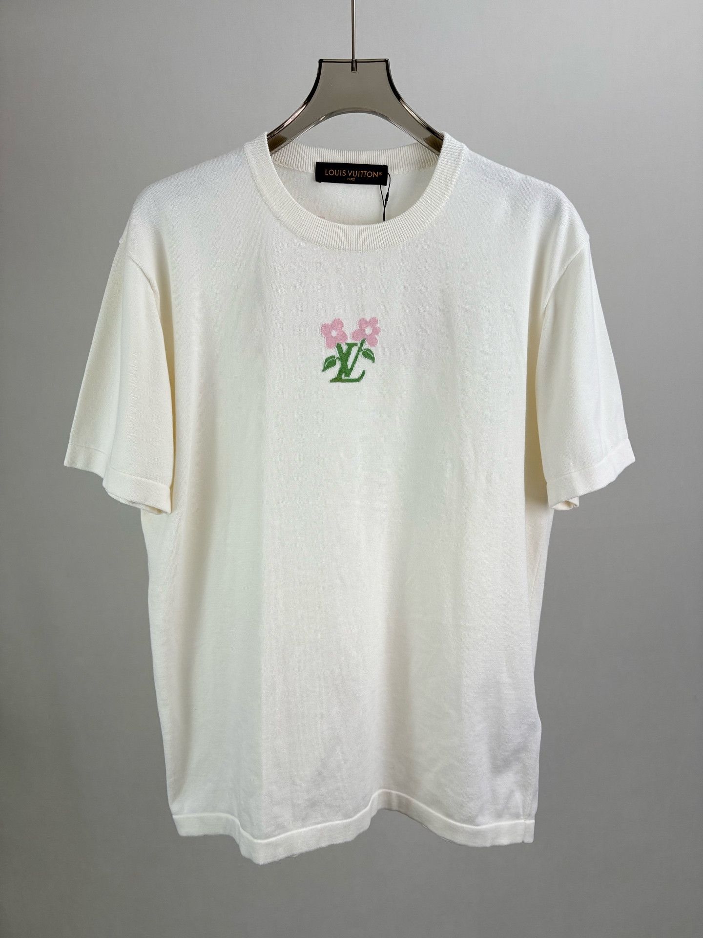 Louis Vuitton Louis Vuitton x Tyler Floral Logo Knit T-Shirt Size XL Size US XL / EU 56 / 4 - 1 Thumbnail
