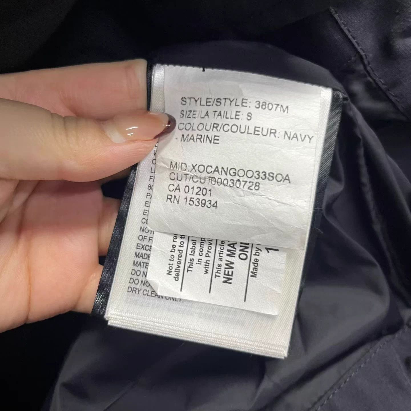 Canada Goose Canada Goose Navy Red Label Short Quilted Puffer S Size US S / EU 44-46 / 1 - 5 Thumbnail