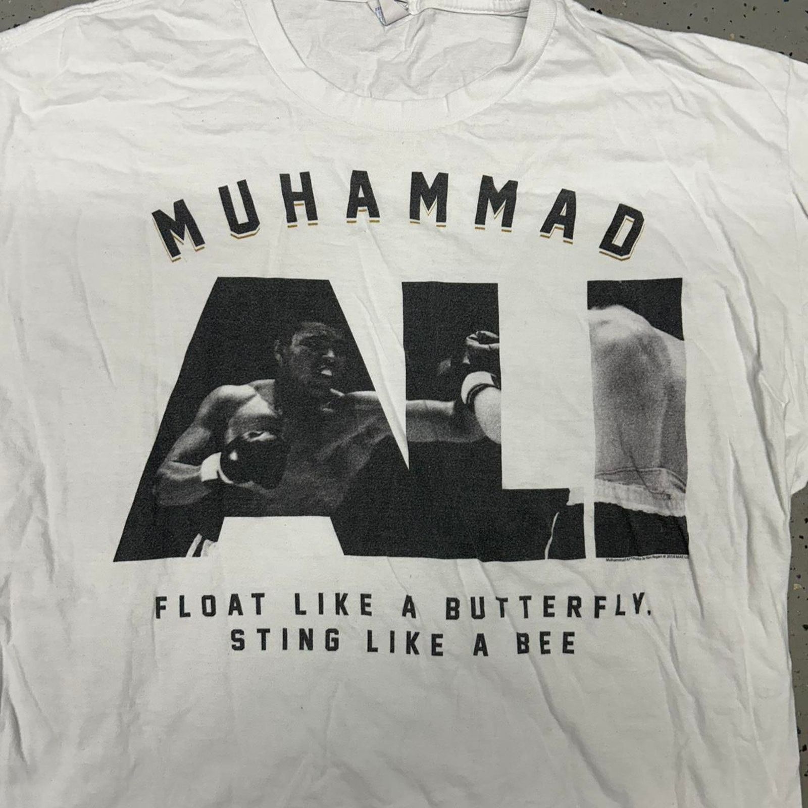 Other Y2K Muhammad Ali boxing tee, white with black graphics Size US XXL / EU 58 / 5 - 2 Thumbnail