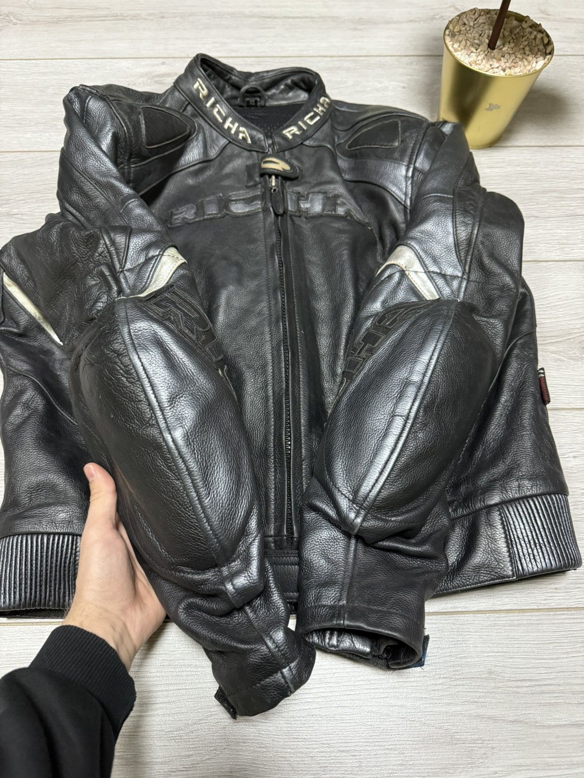 Other Richa leather protection leather jacket zip Size US M / EU 48-50 / 2 - 10 Thumbnail