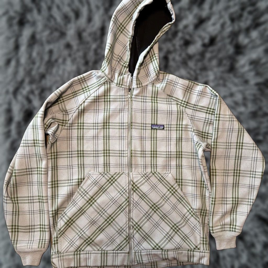 Patagonia Patagonia Slopestyle Hoody 2.0 Mens Medium Full Zip Plaid Microfleece Zip Pocket Size US M / EU 48-50 / 2 - 1 Thumbnail