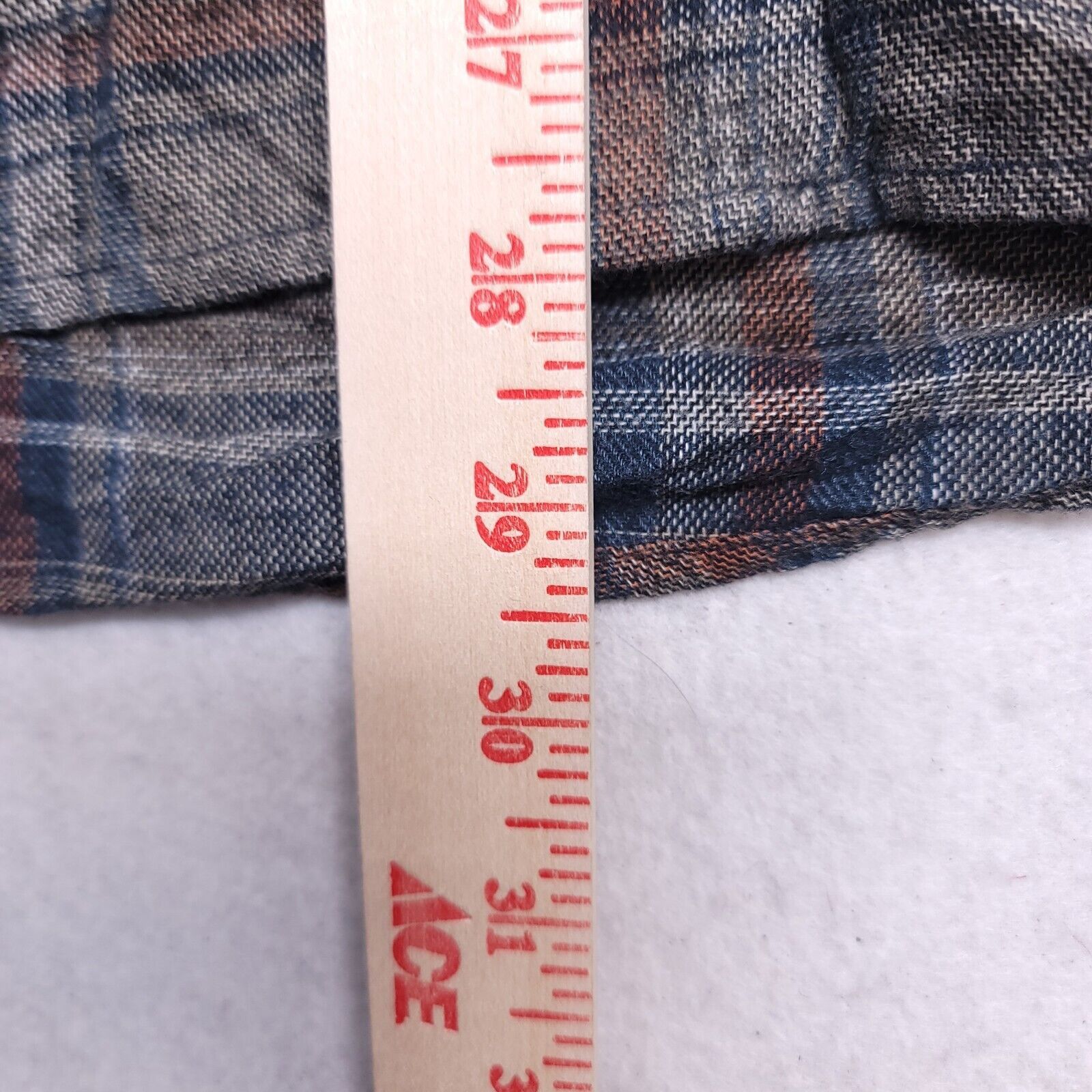Weatherproof Weatherproof Madras Flannel Shirt Mens Size Medium M Brown Size US M / EU 48-50 / 2 - 7 Thumbnail