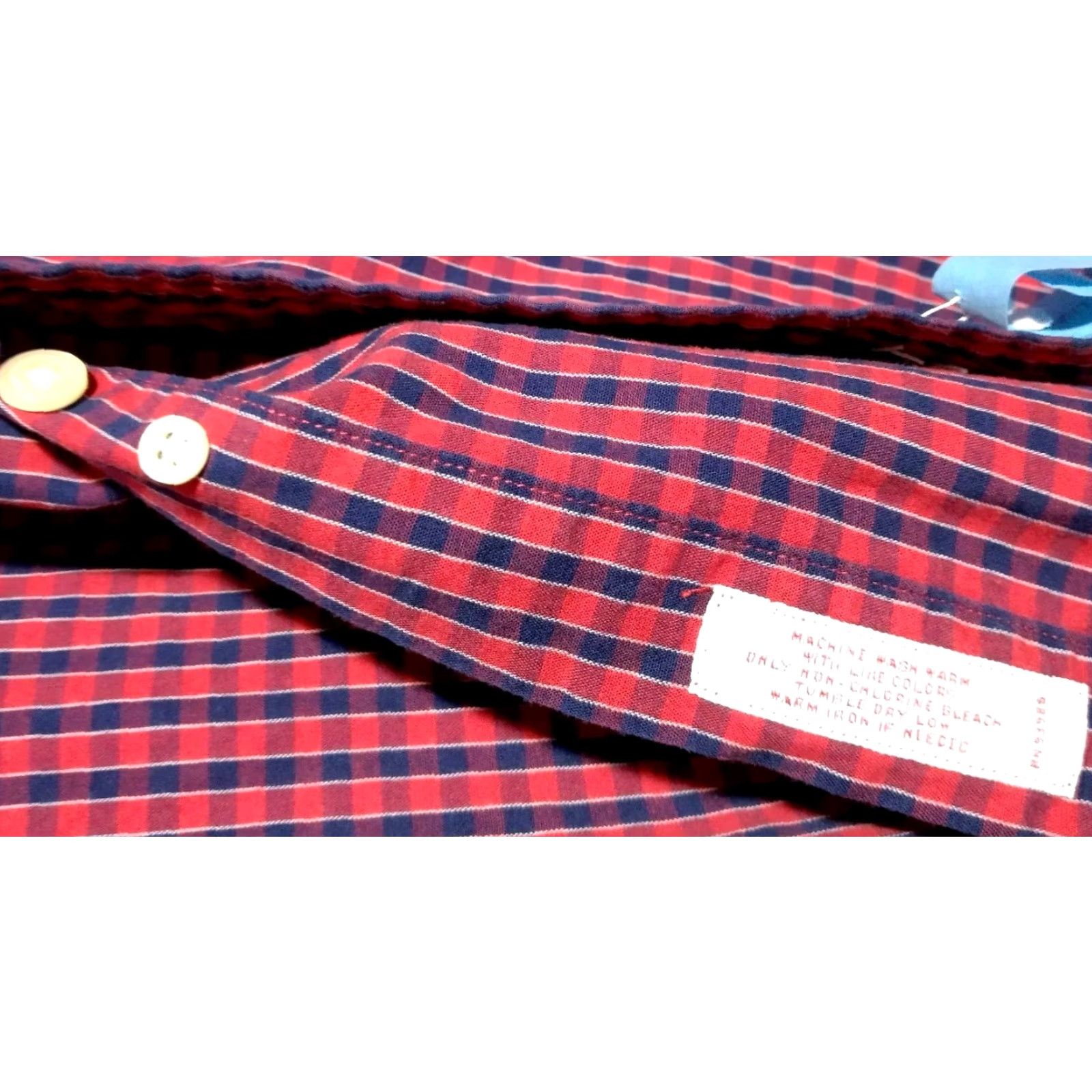 Brooks Brothers BROOKS BROTHERS 346 DRESS SHIRT Large Long Sleeve Button Down Plaid Multicolor Professional Mens Size US L / EU 52-54 / 3 - 6 Thumbnail