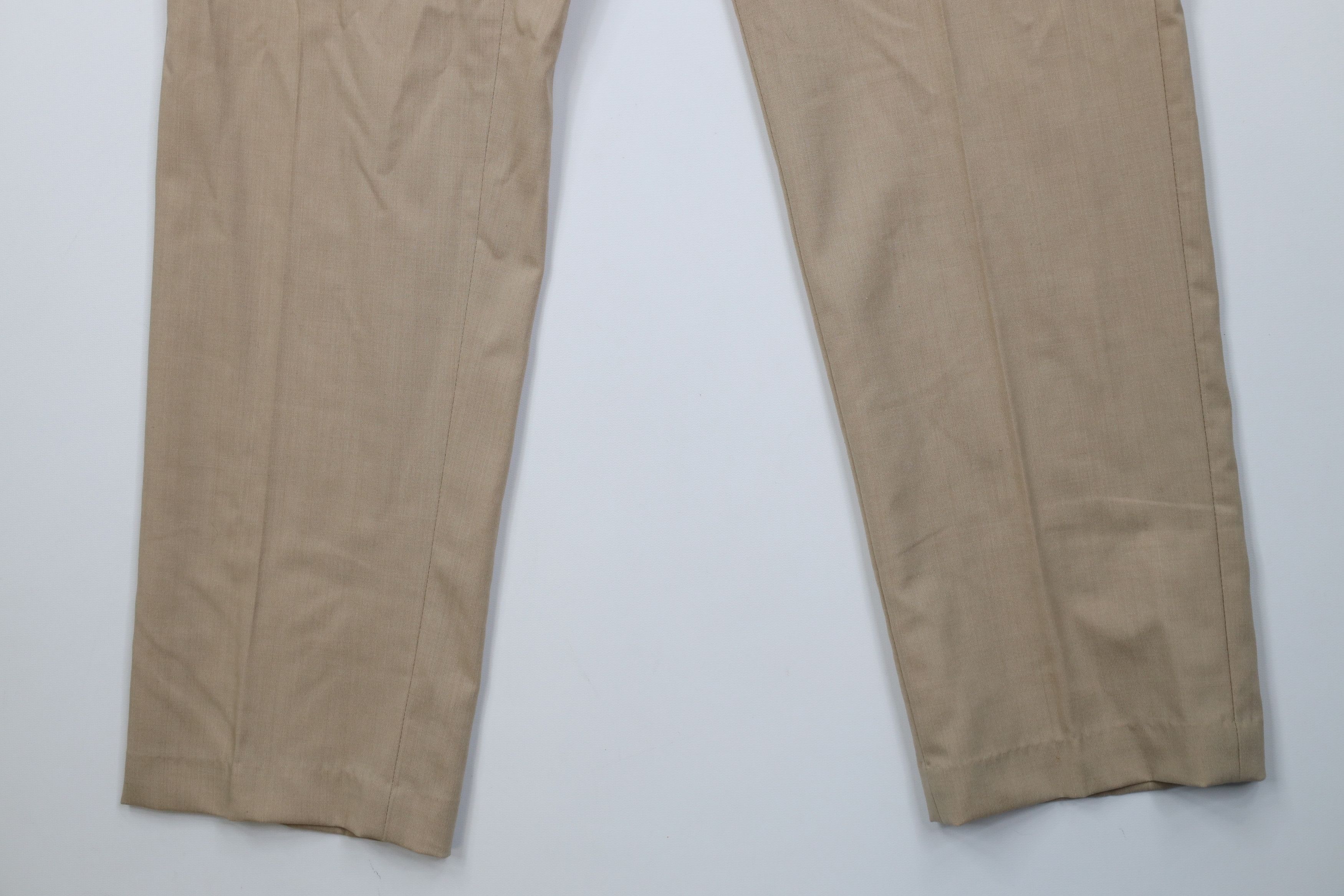 Vintage Deadstock Vintage Y2K Streetwear Wool Blend Knit Chino Pants Size US 36 / EU 52 - 4 Thumbnail