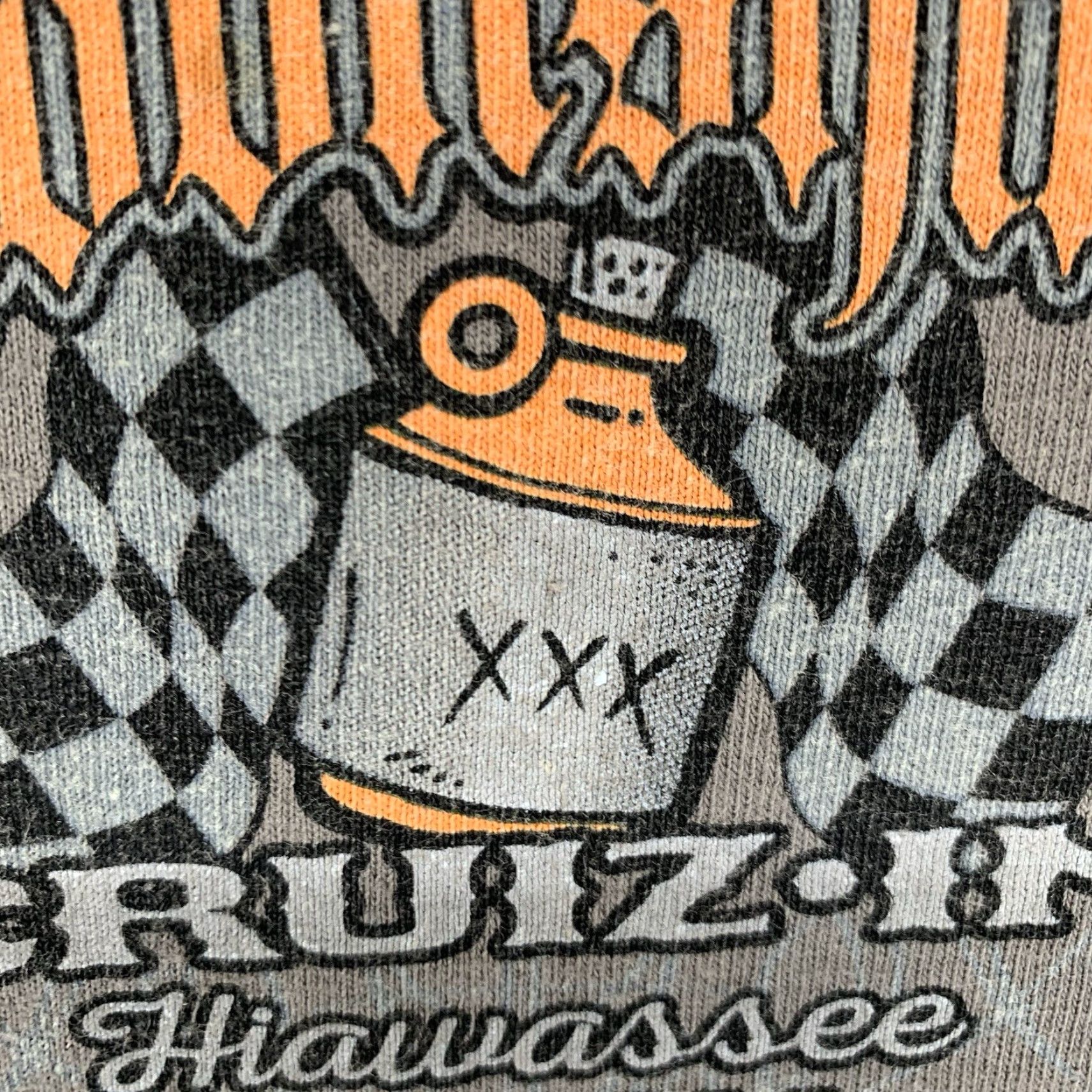 Gildan VINTAGE Gildan Moonshine Drag Racing T-Shirt Adults Large Gray Graphic Print 2000s Mens Size US L / EU 52-54 / 3 - 7 Thumbnail
