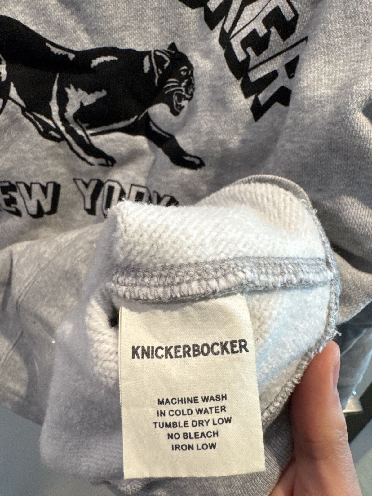 Knickerbocker Mfg Co Knickerbocker NYC Panther Crewneck Sweatshirt, Heather Grey Size US S / EU 44-46 / 1 - 3 Thumbnail