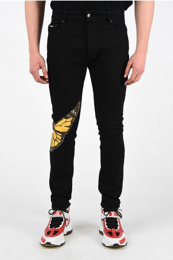 Palm Angels Palm Angels Butterfly Jeans Size US 34 / EU 50 - 3 Thumbnail