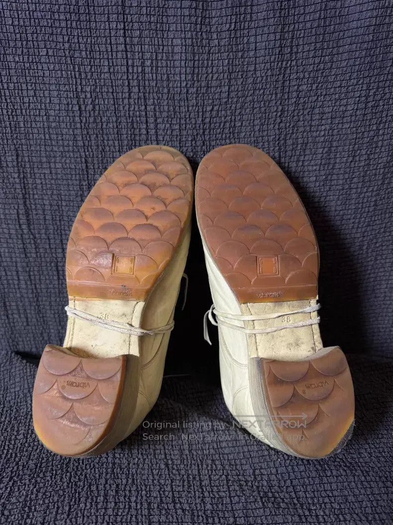 Other GUIDI Beige Low-top Horsehide Derby Shoes Size US 5.5 / EU 38 - 7 Thumbnail