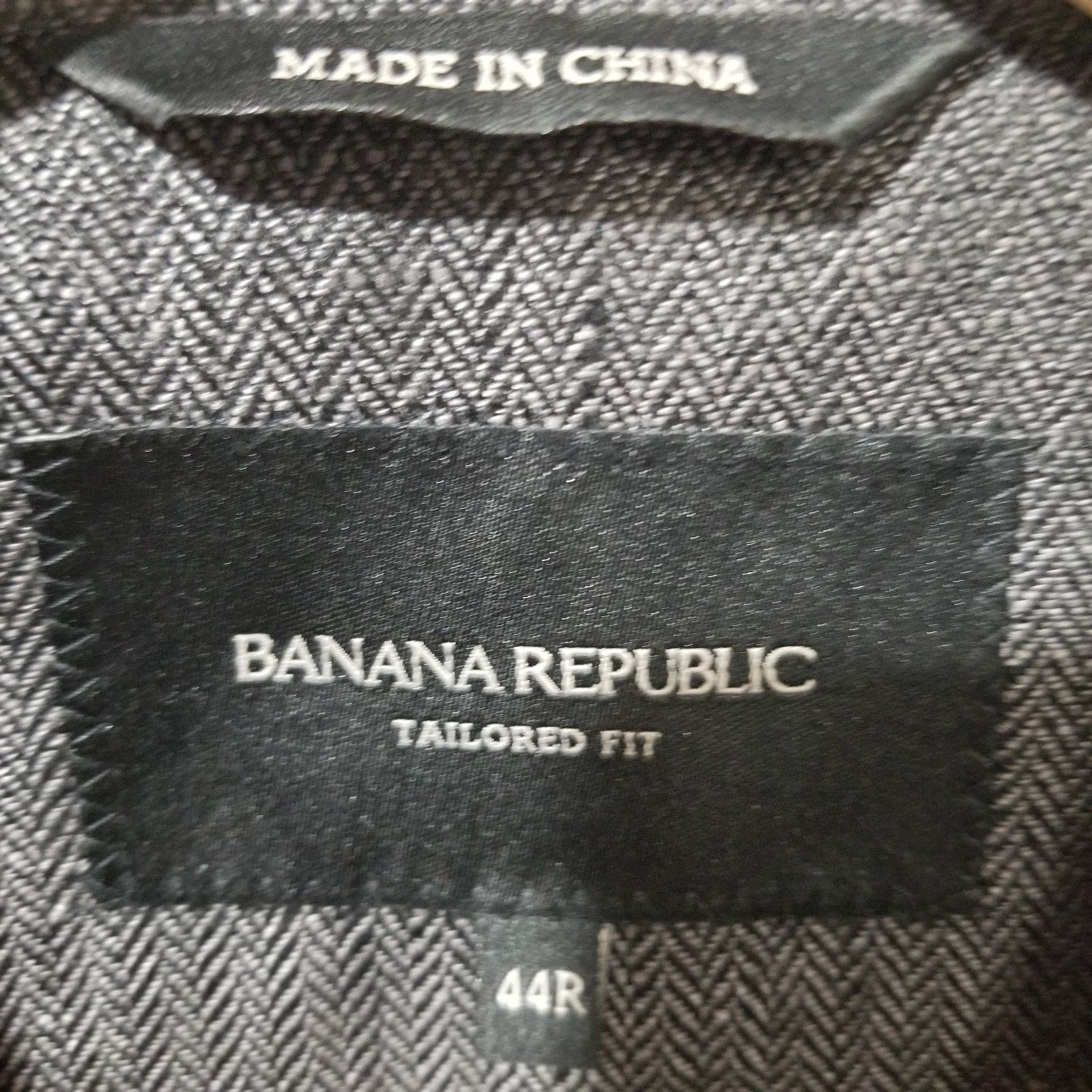 Banana Republic Banana Republic Blazer Mens 44R Tailored Sport Coat Linen Size 44R - 3 Thumbnail