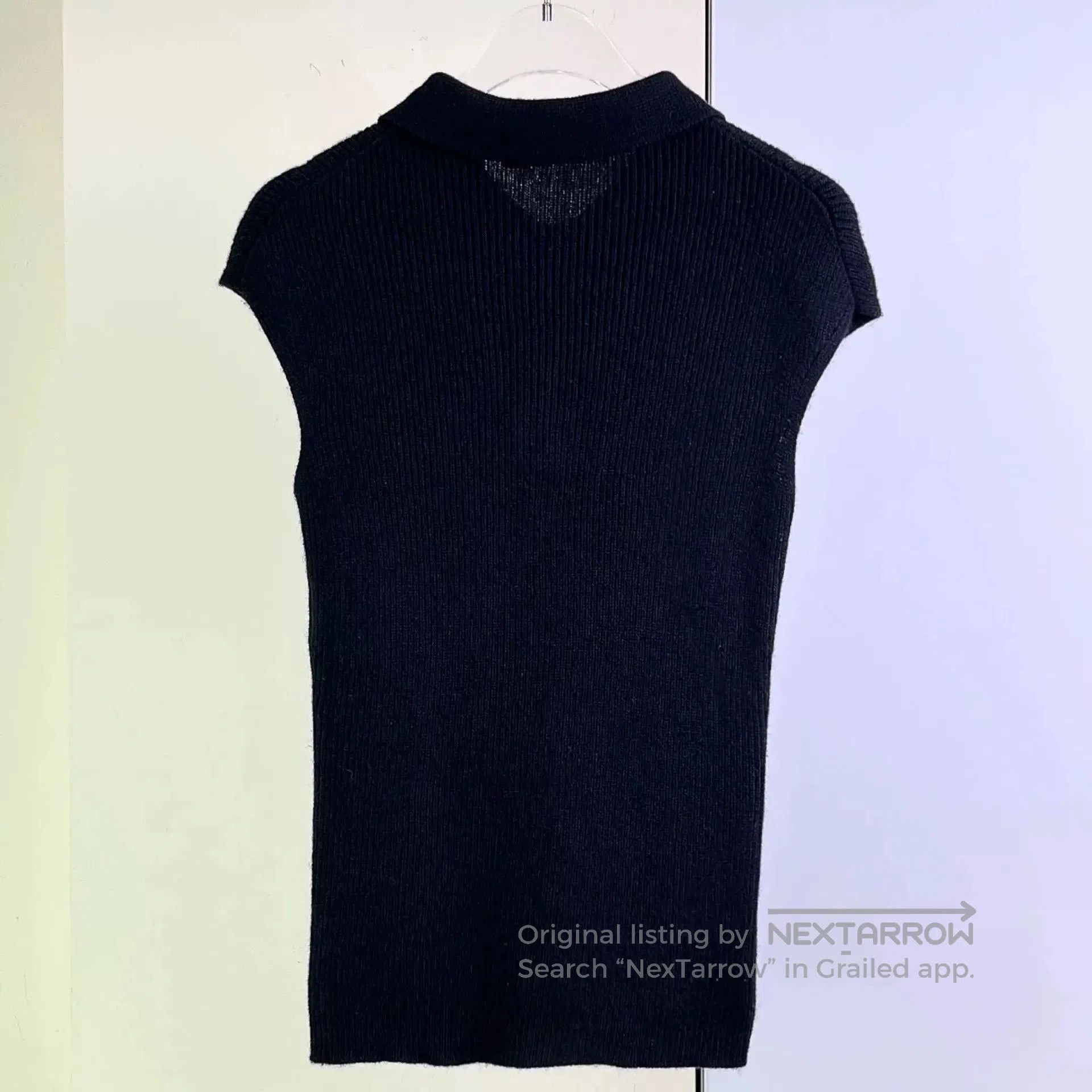 Dior Dior Black Sleeveless Cashmere Sweater. Size S / US 4 / IT 40 - 2 Thumbnail