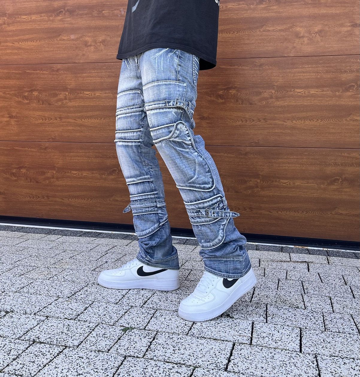 Japanese Brand × Vintage Bandage Vintage Japan Style Avant Garde Pants Jeans Opium Size US 32 / EU 48 - 1 Thumbnail