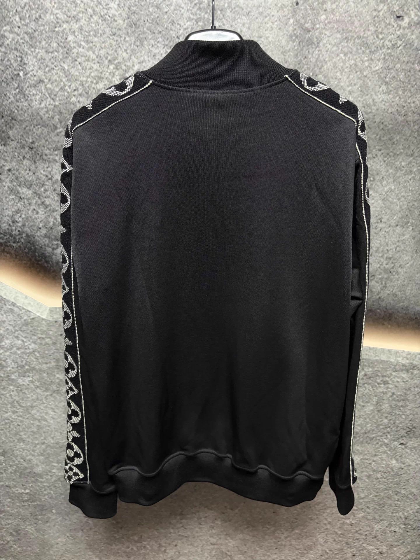 Louis Vuitton LV Men's Black Embroidered Monogram Sleeve XL Jacket Size US XL / EU 56 / 4 - 2 Thumbnail