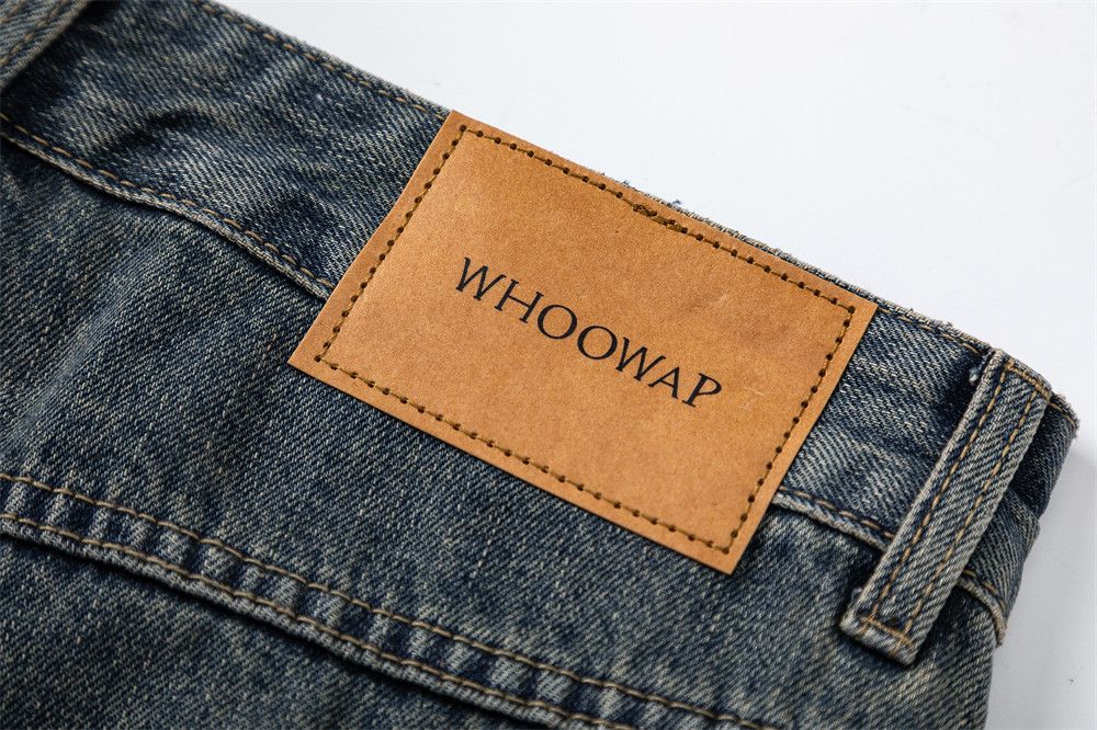 Japanese Brand × Jean Retro washed trendy distressed loose versatile jeans Size US 34 / EU 50 - 6 Thumbnail