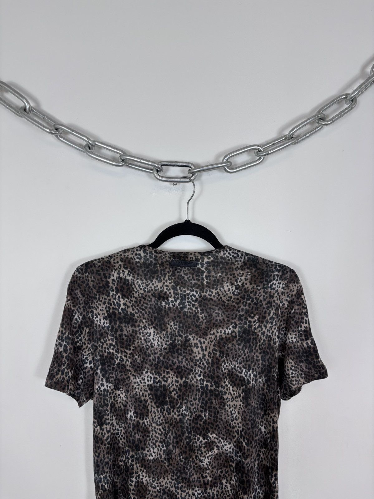 Burberry Burberry Brit Women’s Leopard Print Modal T-Shirt Blouse Top Size L / US 10 / IT 46 - 15 Thumbnail