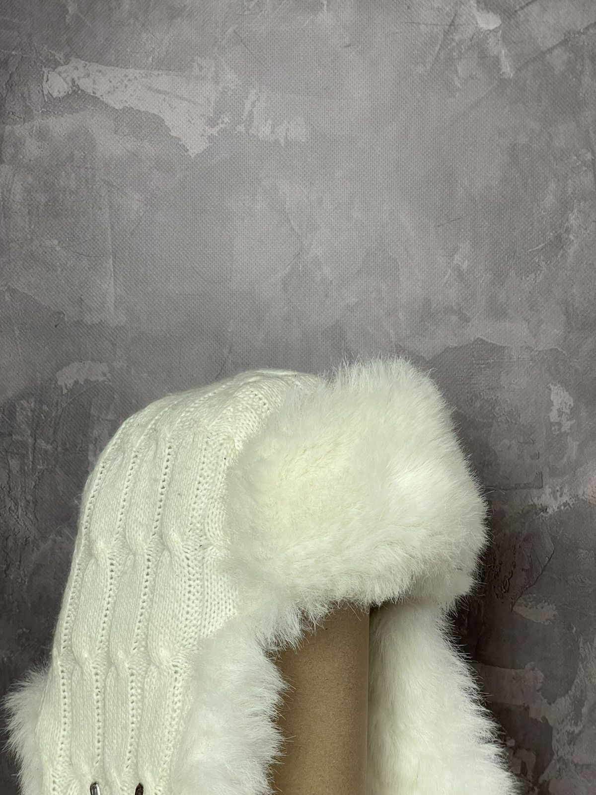 Japanese Brand × Vintage 90'S Y2K FUZZY USHANKA BEANIE FAUX MOHAIR HAT Size ONE SIZE - 4 Thumbnail