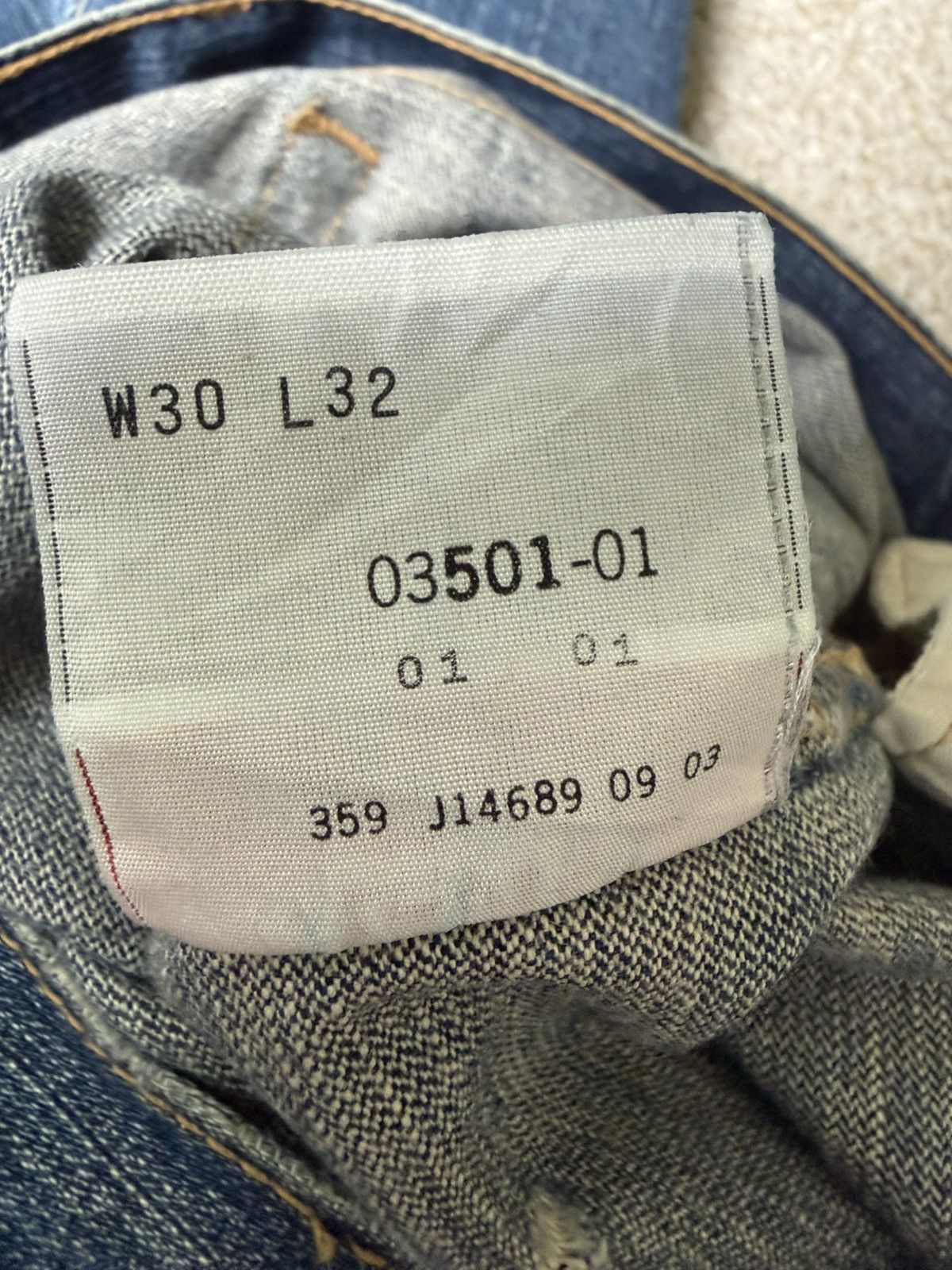Levi's Vintage Levi’s 501 Distressed Thrashed Denim Size US 30 / EU 46 - 12 Thumbnail