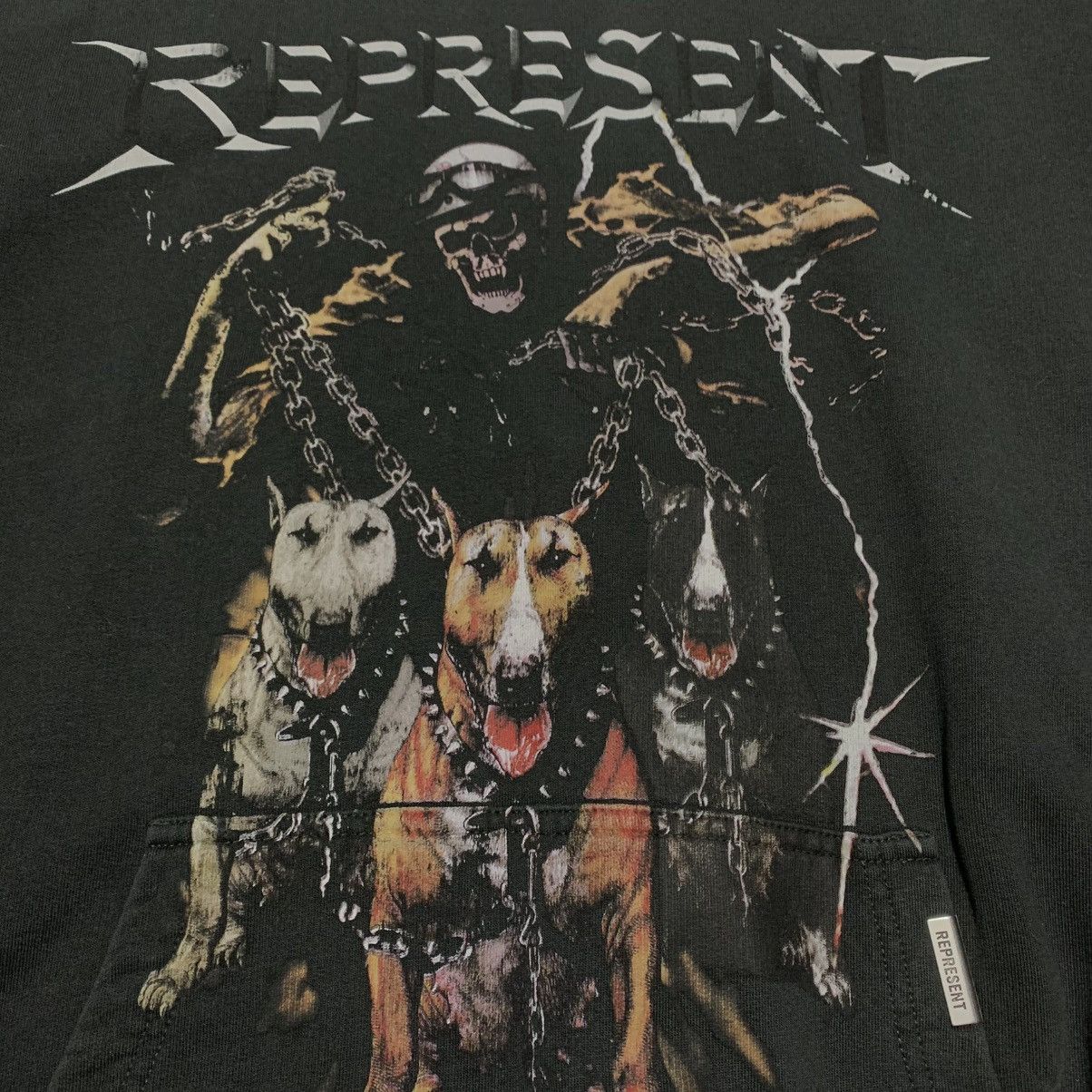 Represent Clo. Represent XS Terrier Tension Vintage Black Hoodie Size US XS / EU 42 / 0 - 3 Thumbnail