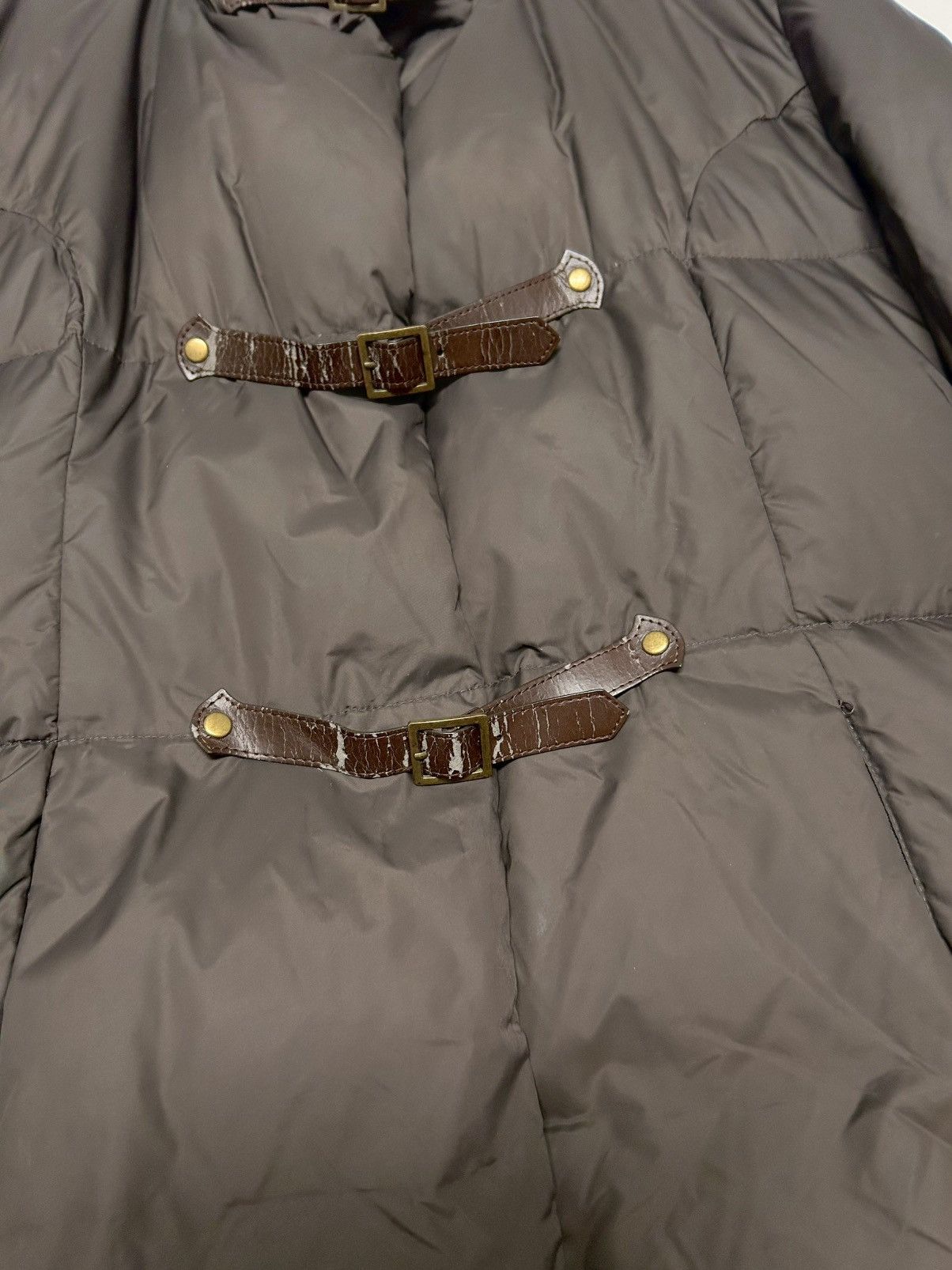 Jean Paul Gaultier FW2003 Leather Strap Goose Down Coat Size US S / EU 44-46 / 1 - 6 Thumbnail