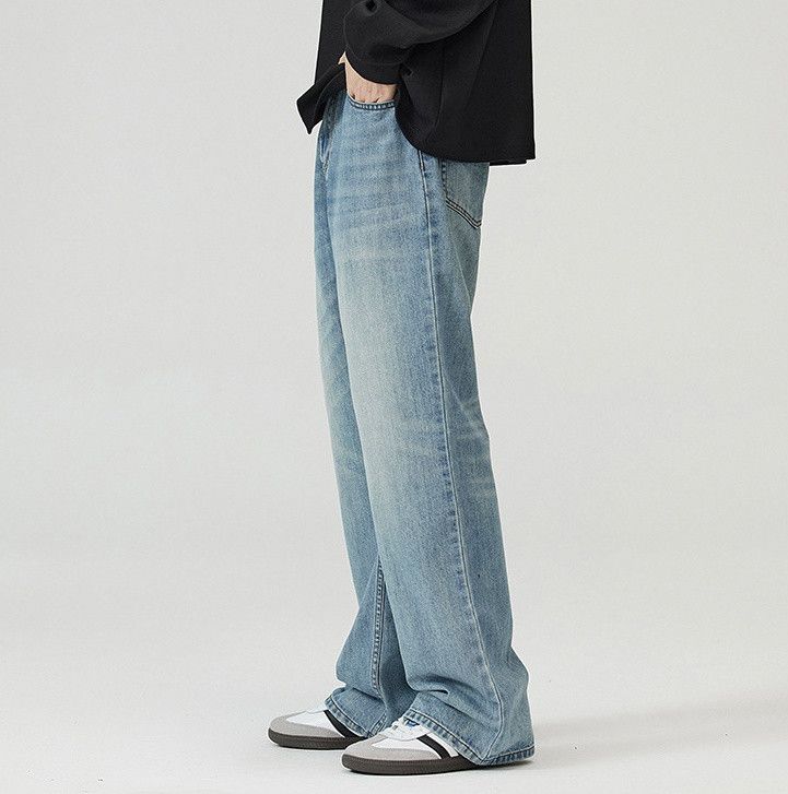 Japanese Brand Washed light blue bootcut jeans Size US 34 / EU 50 - 7 Thumbnail