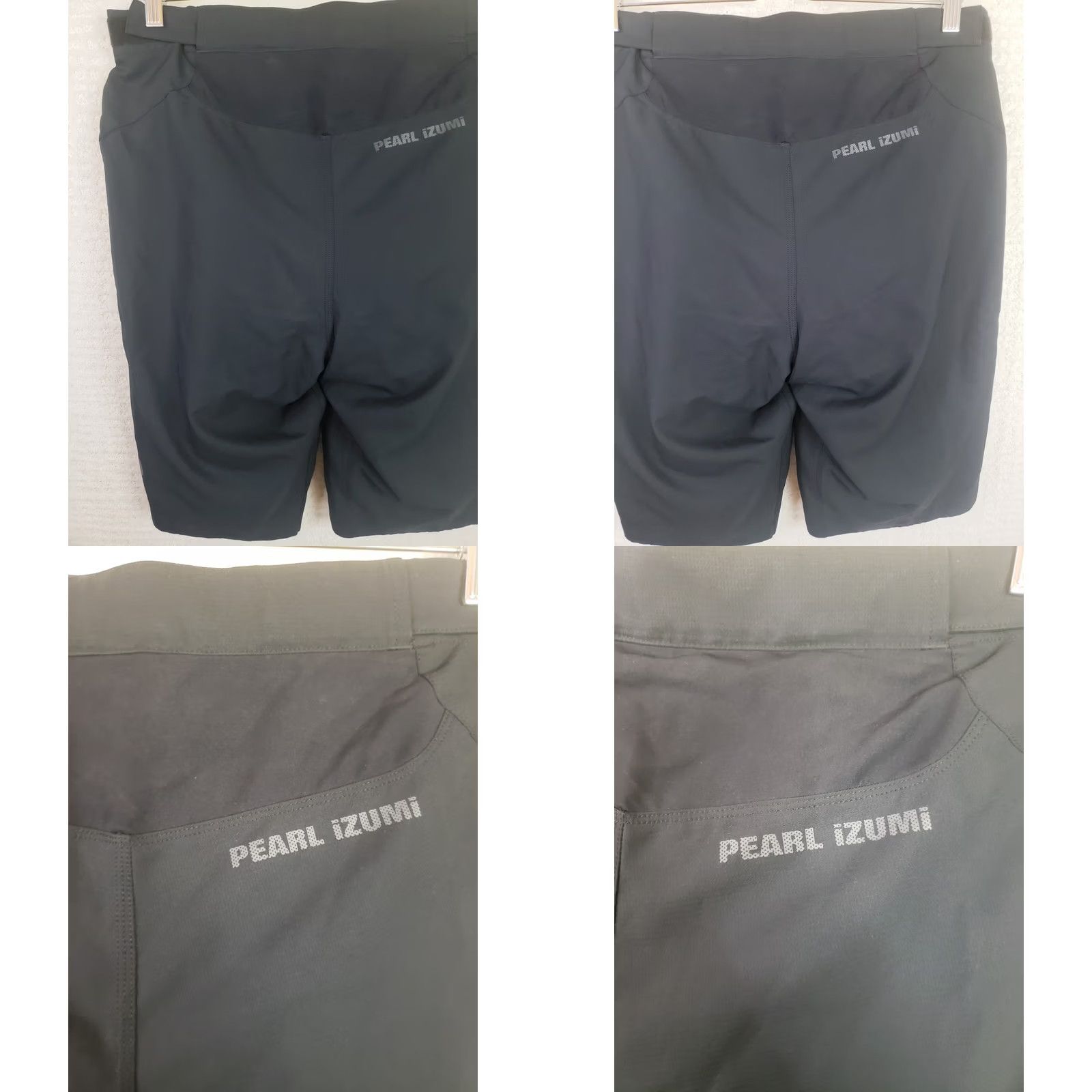PEARL iZUMi Pearl Izumi Lined Padded Cycling Shorts Mens M Black 11" Inseam Cargo Pockets Size US 31 - 9 Thumbnail