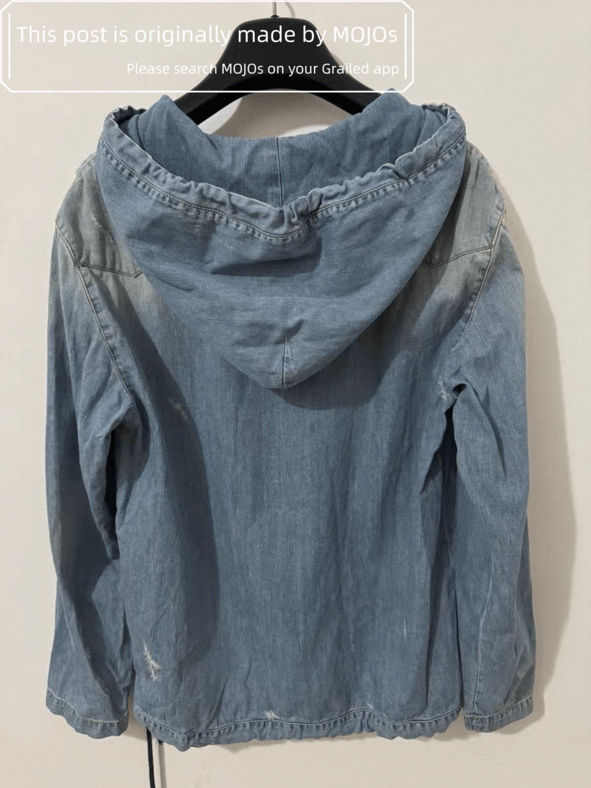 Saint Laurent Paris Sz XS Saint Laurent Paris 19SS Denim Hoodie mojos140513 Size US XS / EU 42 / 0 - 2 Thumbnail