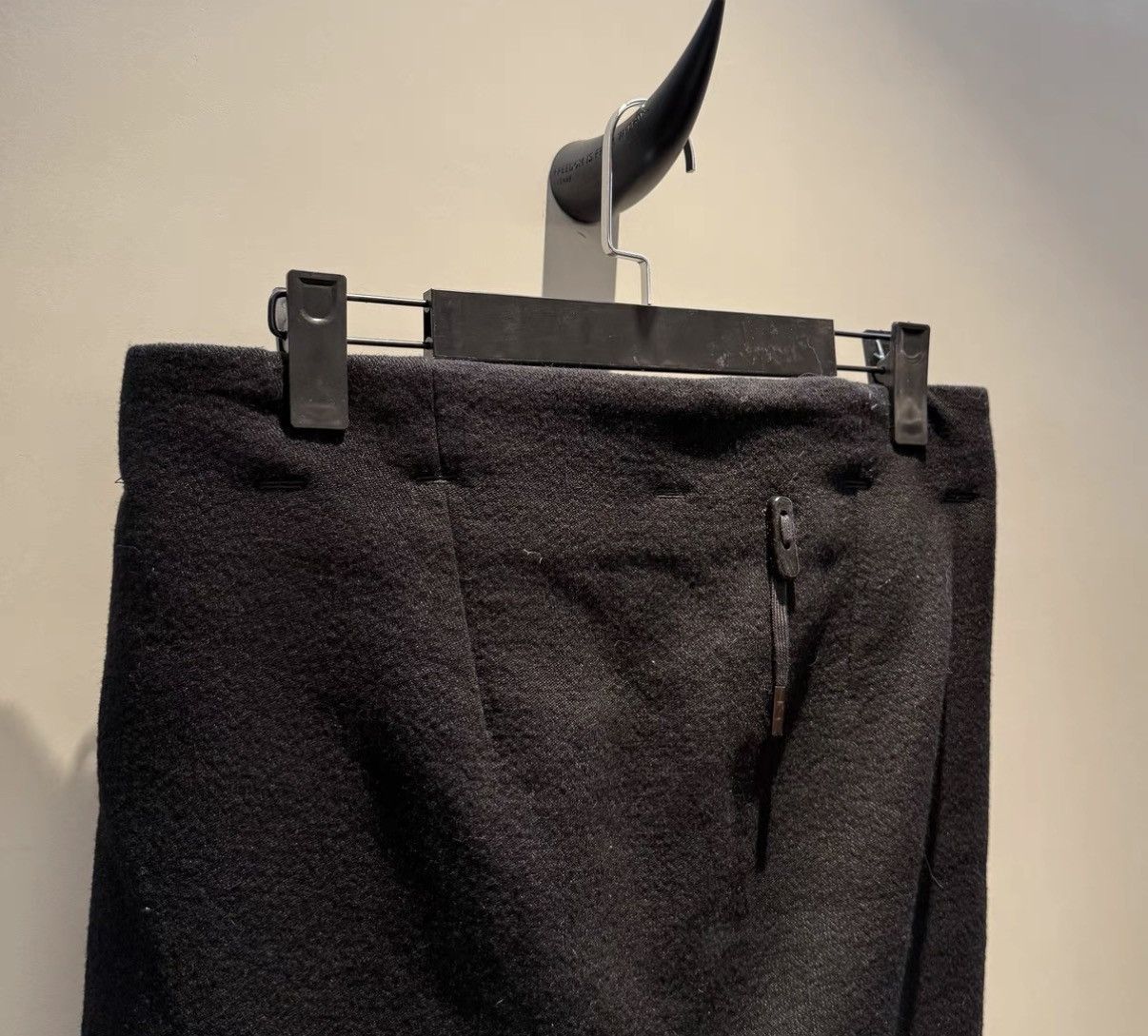 11 By Boris Bidjan Saberi BORIS BIDJAN SABER (BBS) Heavyweight Wool Cropped Pants Size US 32 / EU 48 - 5 Thumbnail