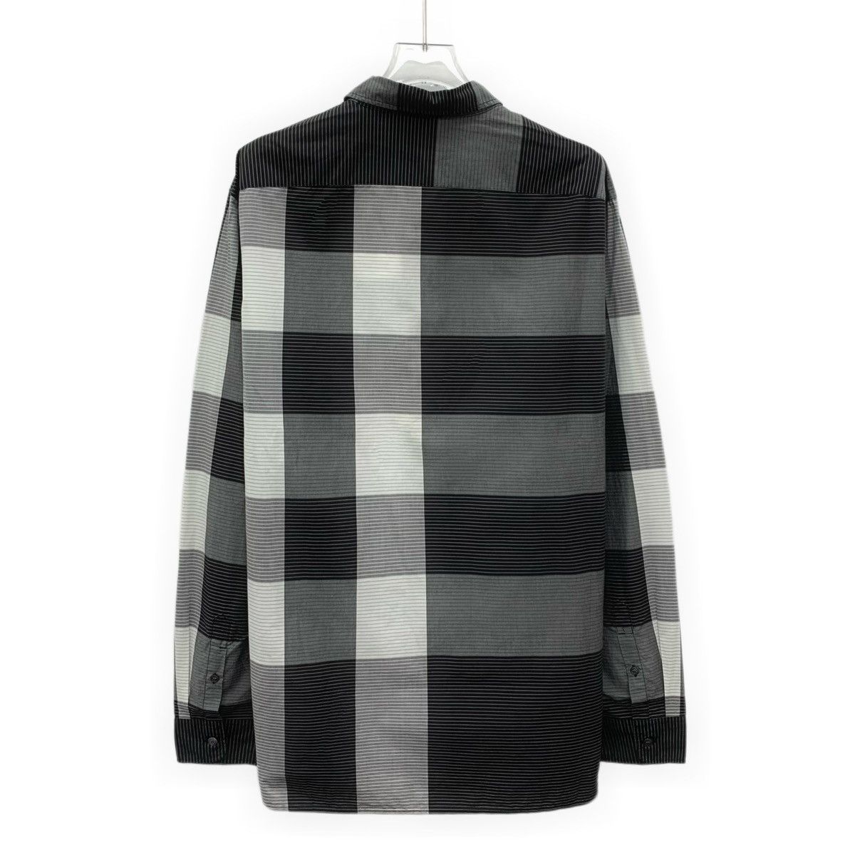 Burberry Burberry Color-block Plaid Cotton Long Sleeve Shirt K26WX Size US L / EU 52-54 / 3 - 2 Thumbnail