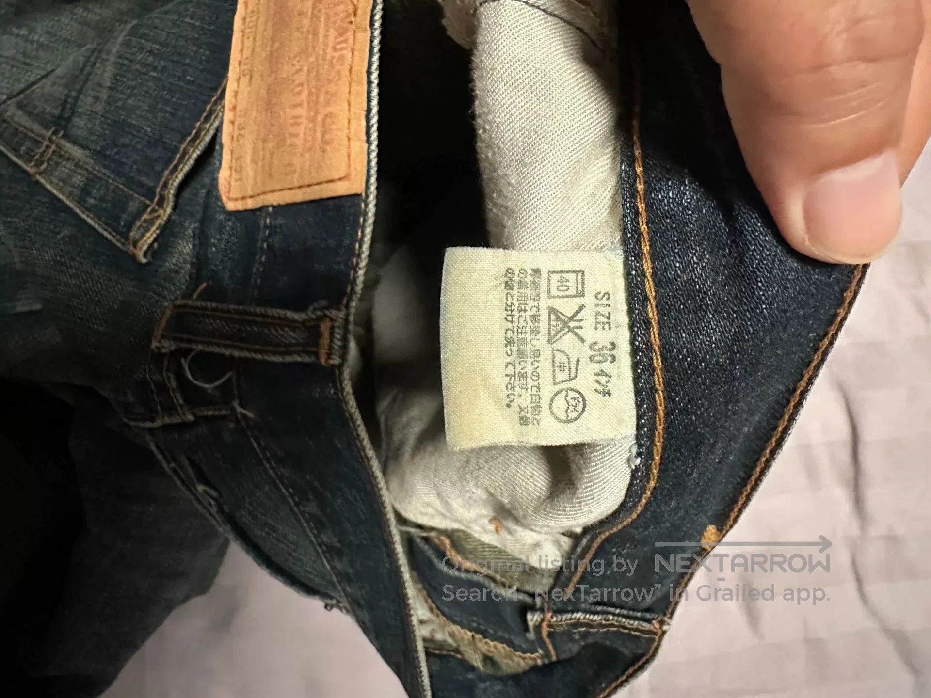 Levi's Rare Levi's Wash Denim Jeans W36 L31. Size US 36 / EU 52 - 5 Thumbnail