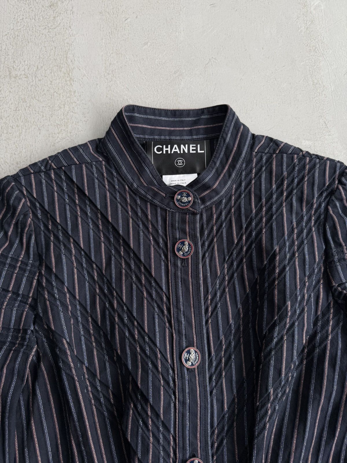 Chanel Chanel - 2008 Stripes Evening Jacket Size XS / US 0-2 / IT 36-38 - 4 Thumbnail