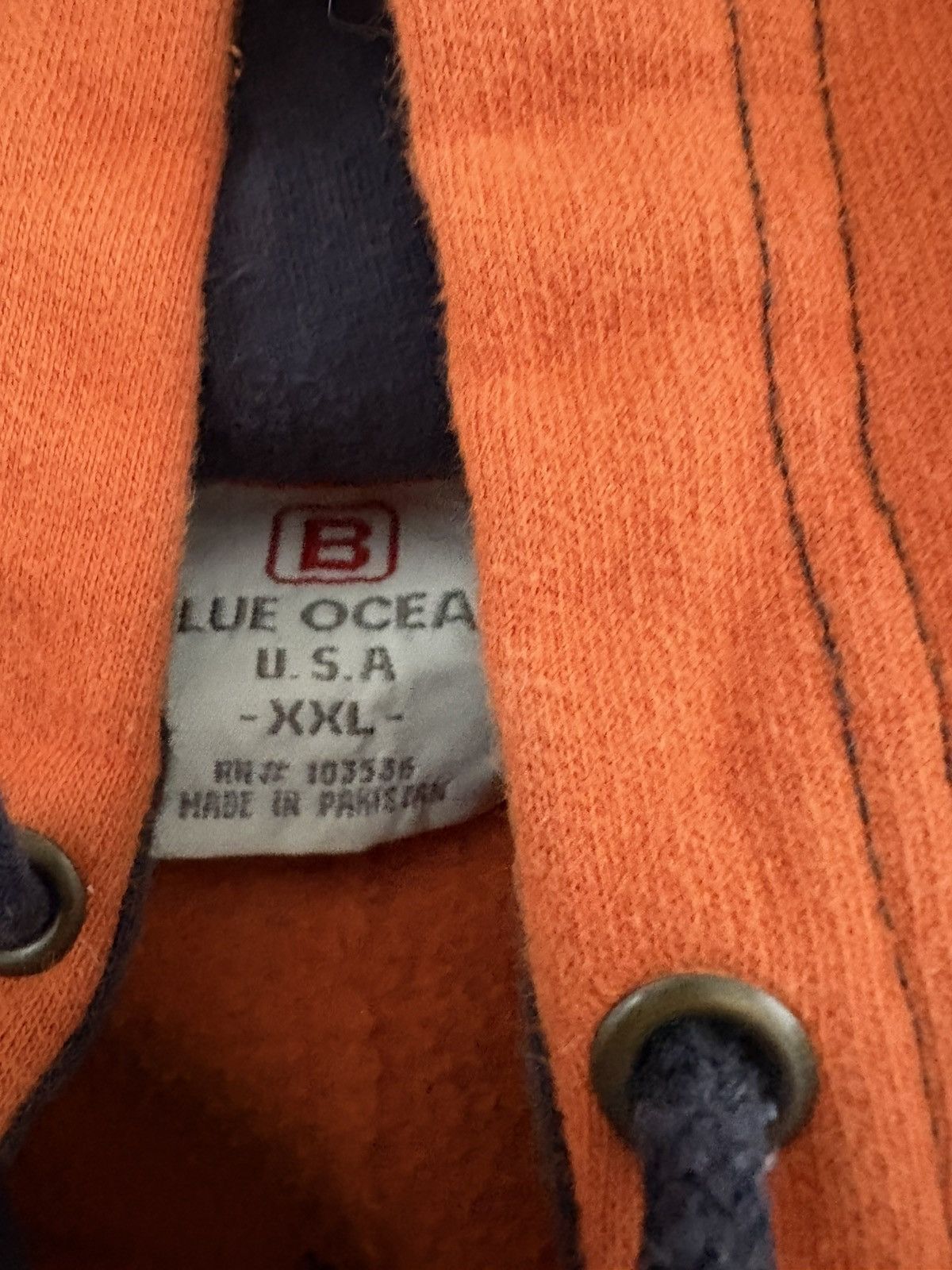 Cabelas × Vintage Blue ocean Cabela orange hoodie Size US XXL / EU 58 / 5 - 3 Thumbnail
