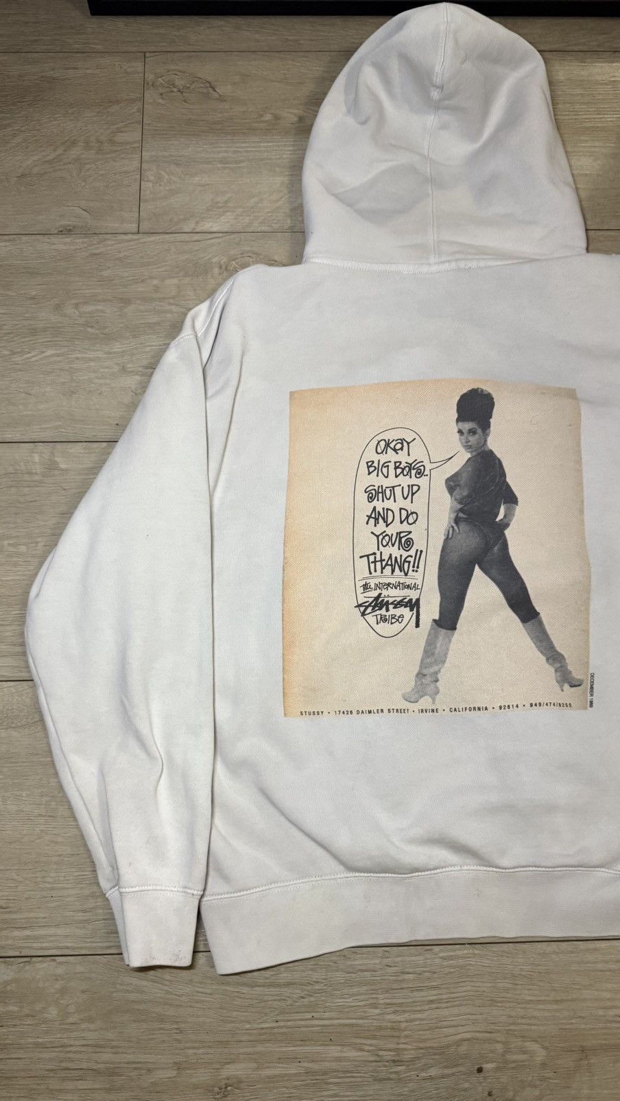 Stussy Vintage / Y2K 1989 Stussy Pin Up Archive Hoodie Size US L / EU 52-54 / 3 - 5 Thumbnail