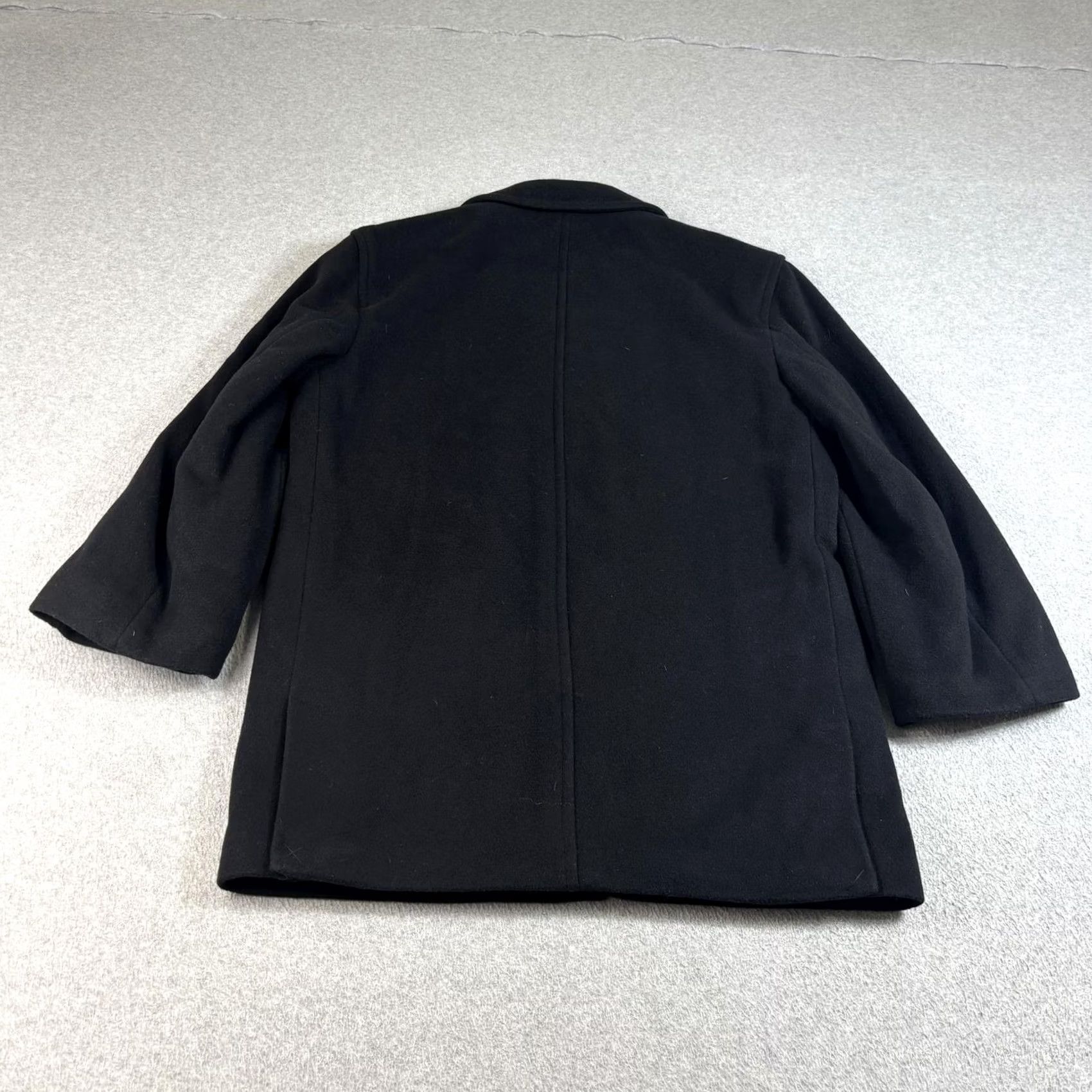 Ralph Lauren Lauren Ralph Lauren Coat Men 36 Short Black Wool Cashmere Blend Overcoat Size US 36 / EU 52 - 2 Thumbnail