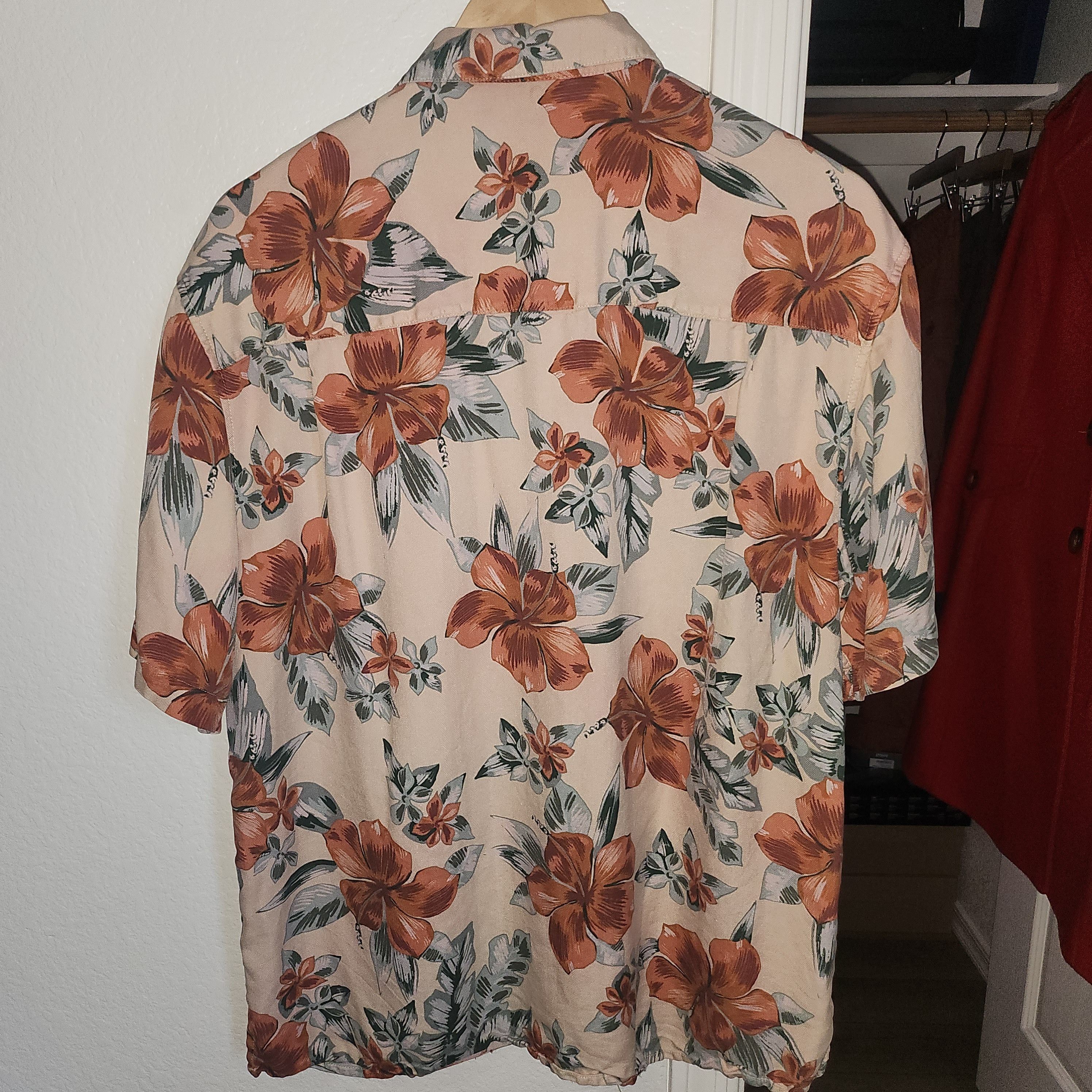Jos. A. Bank Silk Hawaiian shirt Size US L / EU 52-54 / 3 - 3 Thumbnail