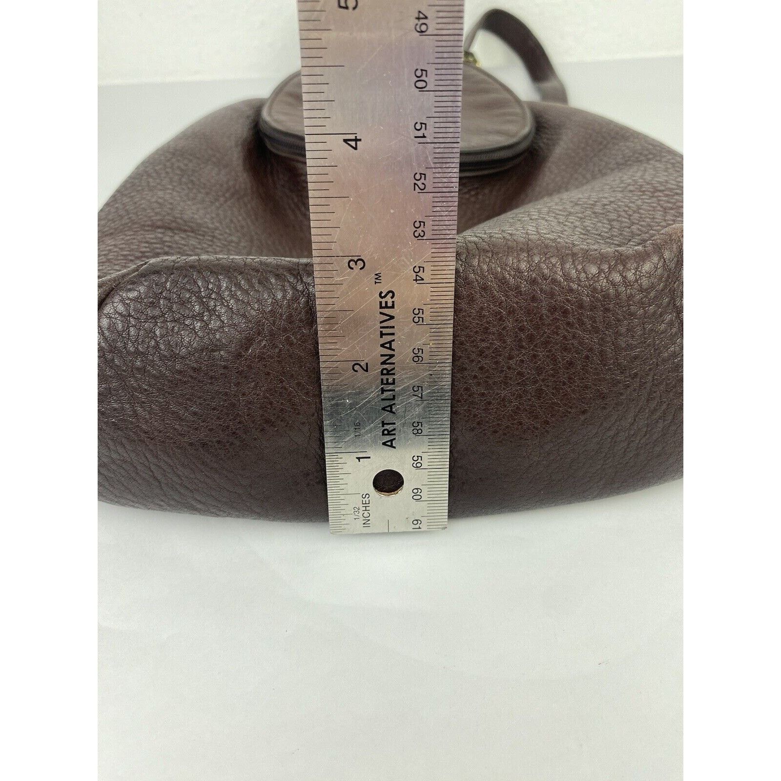 Other VTG LIBAIRE Pebbled Brown Leather Backpack Purse Bag 90's Size ONE SIZE - 15 Thumbnail