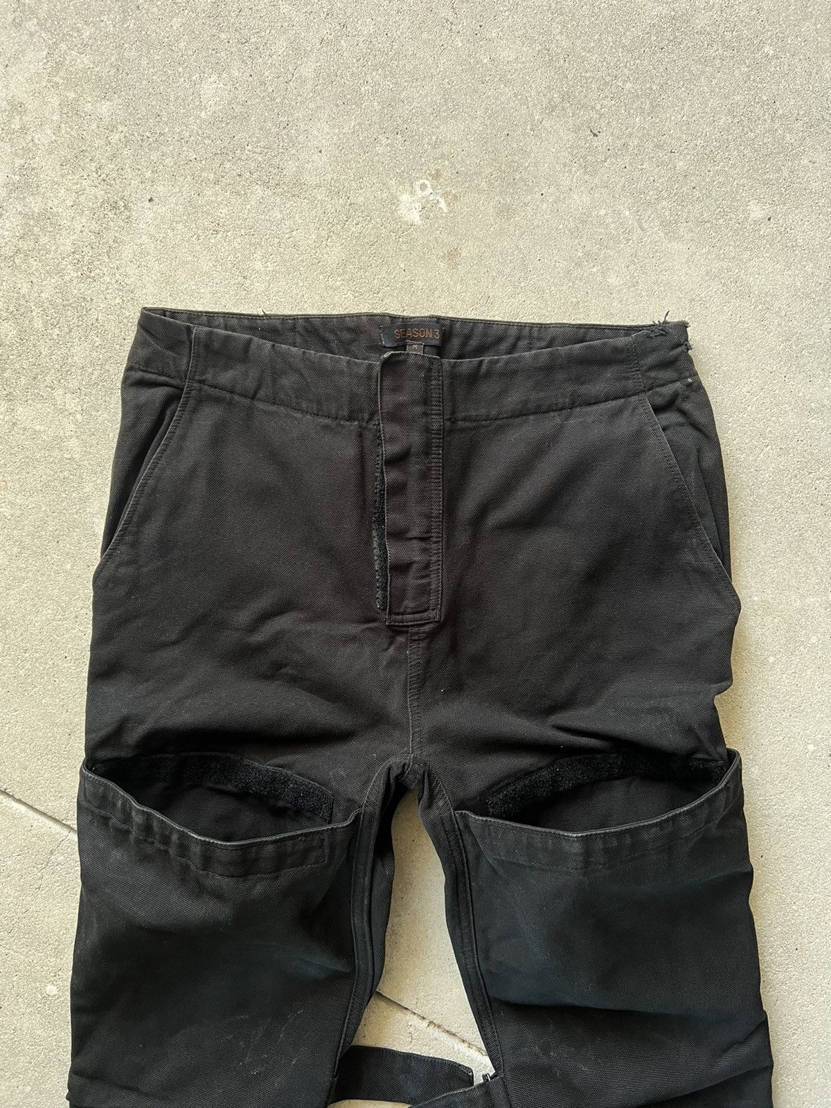 Kanye West × Vintage × Yeezy Yeezy Season 3 Velcro Strap Pants Size US 32 / EU 48 - 10 Thumbnail