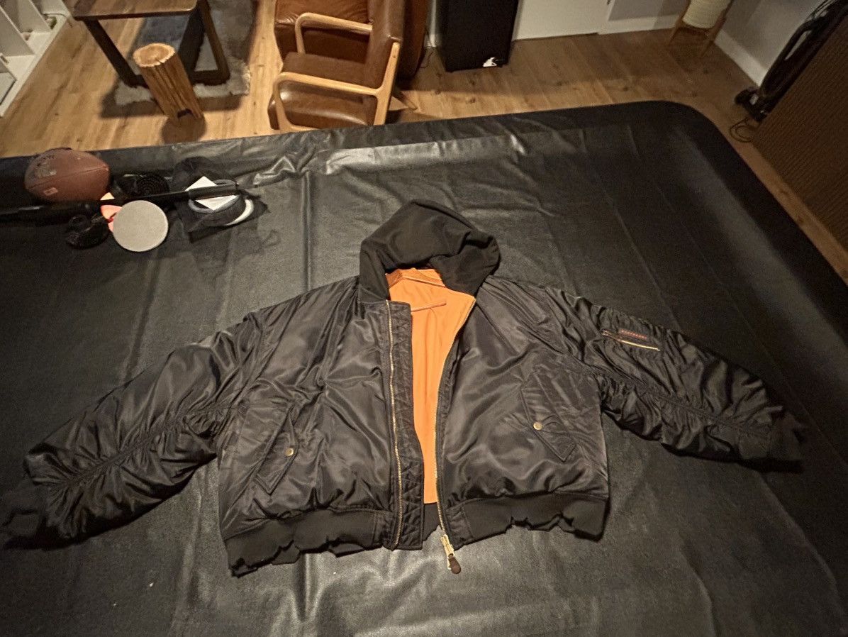 The GV Gallery GV Gallery Raspberry Hills Black Hooded Bomber Jacket (NWOT) Size US L / EU 52-54 / 3 - 5 Thumbnail