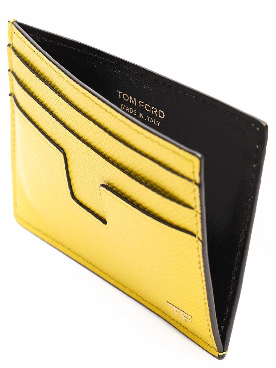 Tom Ford o1y0425 Size : OS / Card Holder in Yellow Size ONE SIZE - 3 Thumbnail