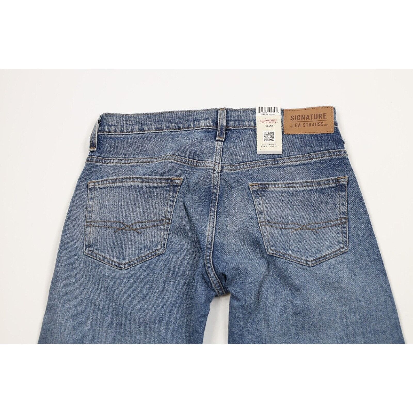 Levi's Deadstock Y2K Levis Signature Loose Fit Stretch Denim Jeans Size US 29 - 11 Thumbnail
