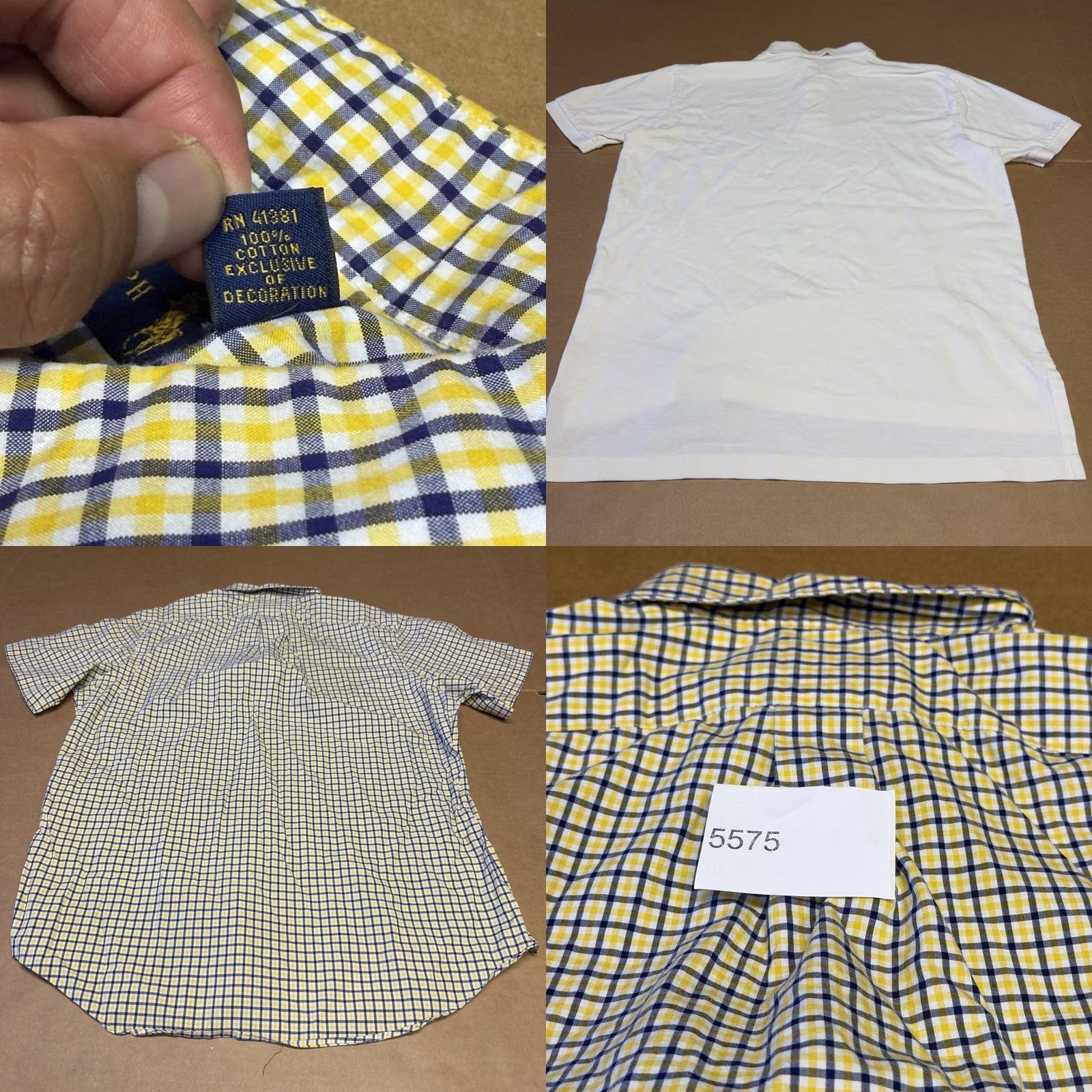 Ralph Lauren Ralph Lauren Shirt Lot Mens Large Short Sleeve Polo Button Down Check Multicolor Size US L / EU 52-54 / 3 - 9 Thumbnail