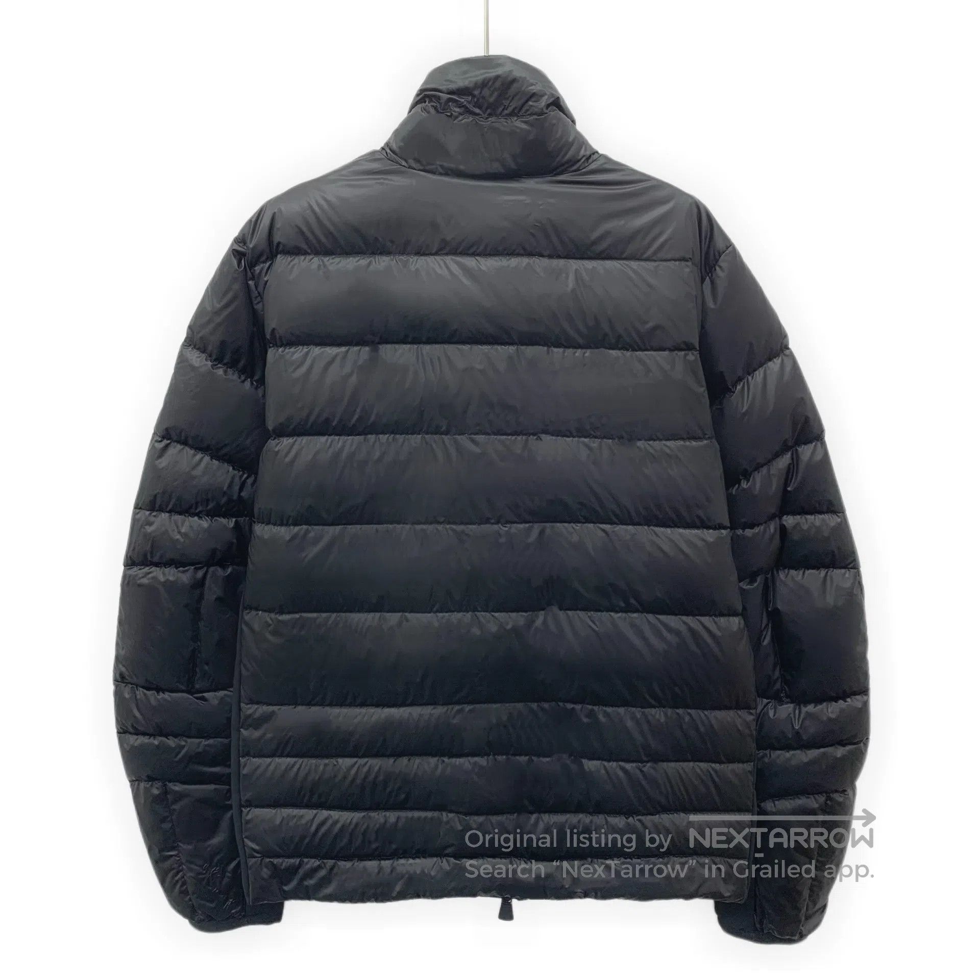 Moncler Moncler Black logo embroidery stand collar zip long-sleeve Size US L / EU 52-54 / 3 - 2 Thumbnail