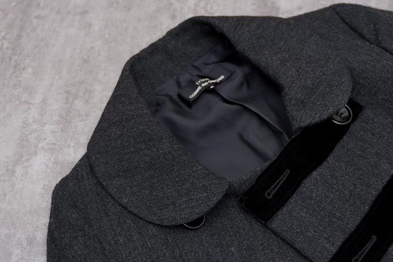 Comme des Garcons Comme des Garcons Double-breasted dark grey wool coat 100% Size S / US 4 / IT 40 - 5 Thumbnail