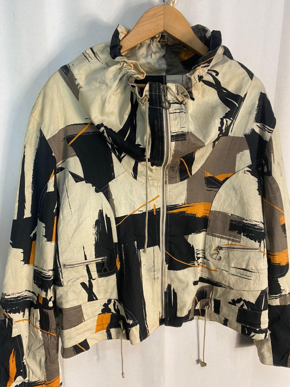 Japanese Brand Hotlips art multicolor baggy zipper jacket Size M / US 6-8 / IT 42-44 - 2 Thumbnail