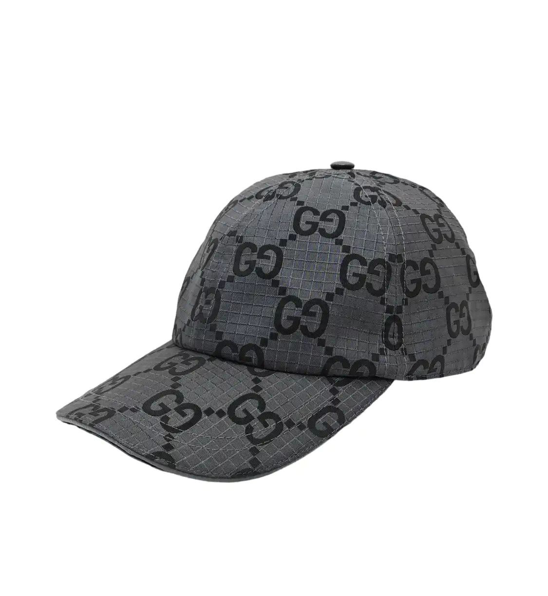 Gucci GUCCI baseball cap grey polyester GG hat Size ONE SIZE - 1 Thumbnail