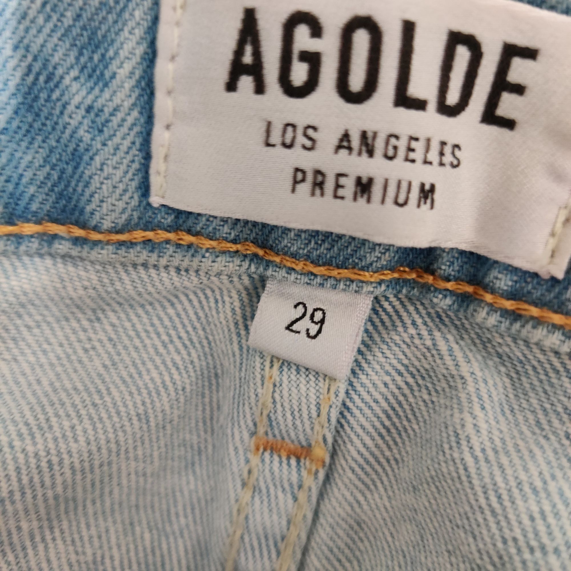 Agolde Agolde Womens Jeans Ever More Jamie Hi Rise Classic Distress Size 29" - 3 Thumbnail