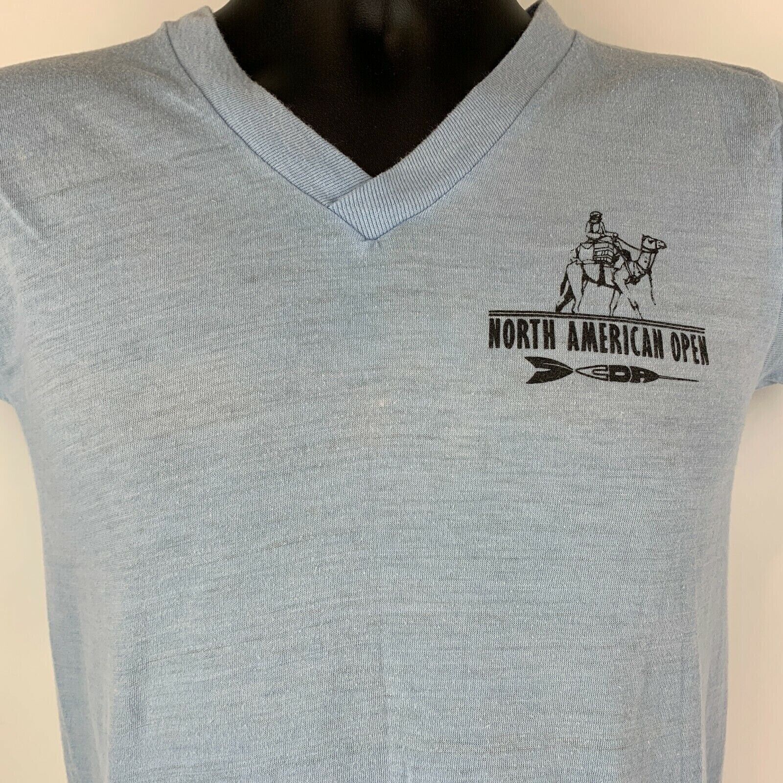 Vintage Vintage 80s Dart Tournament Las Vegas T Shirt Casino Blue XS Size US XS / EU 42 / 0 - 4 Thumbnail