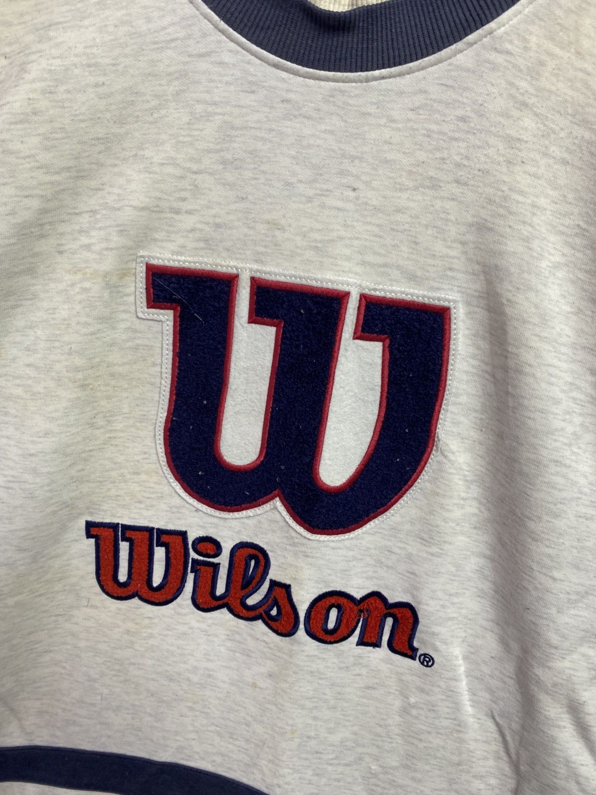 Wilson Vintage Wilson sweatshirt big logo Size US XL / EU 56 / 4 - 4 Thumbnail