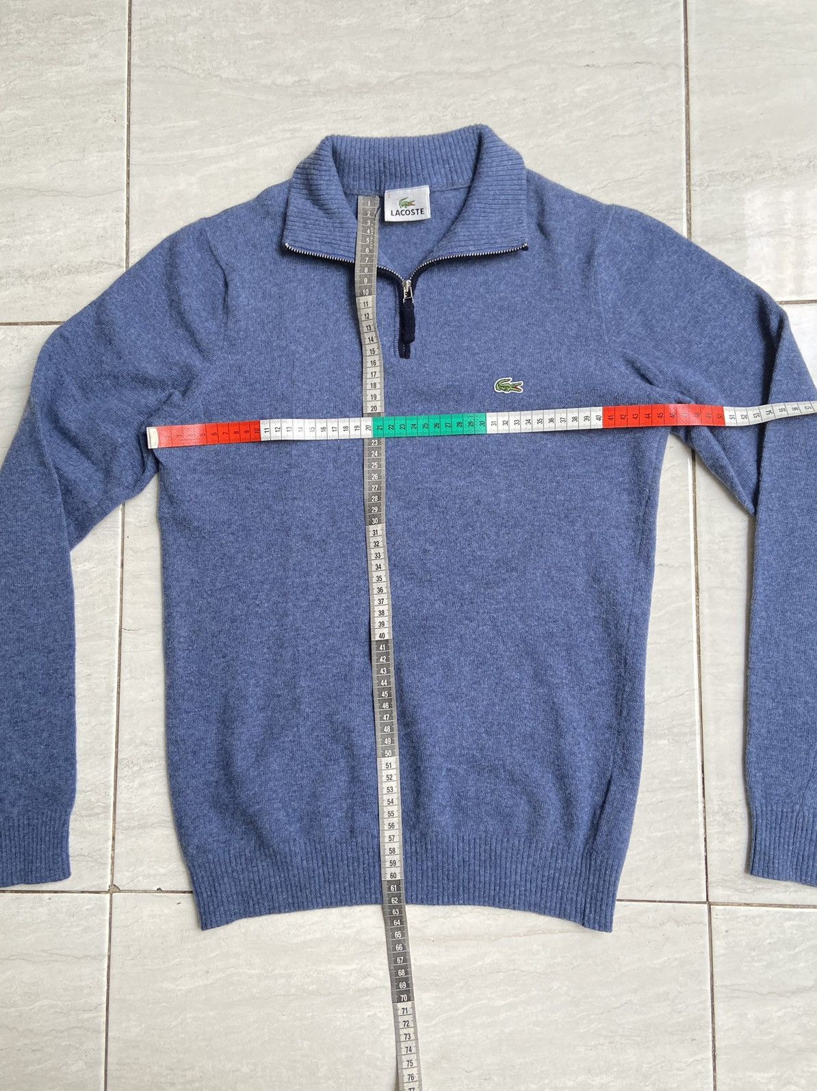 Lacoste LACOSTE Blue Knit Sweaters Size US XS / EU 42 / 0 - 7 Thumbnail