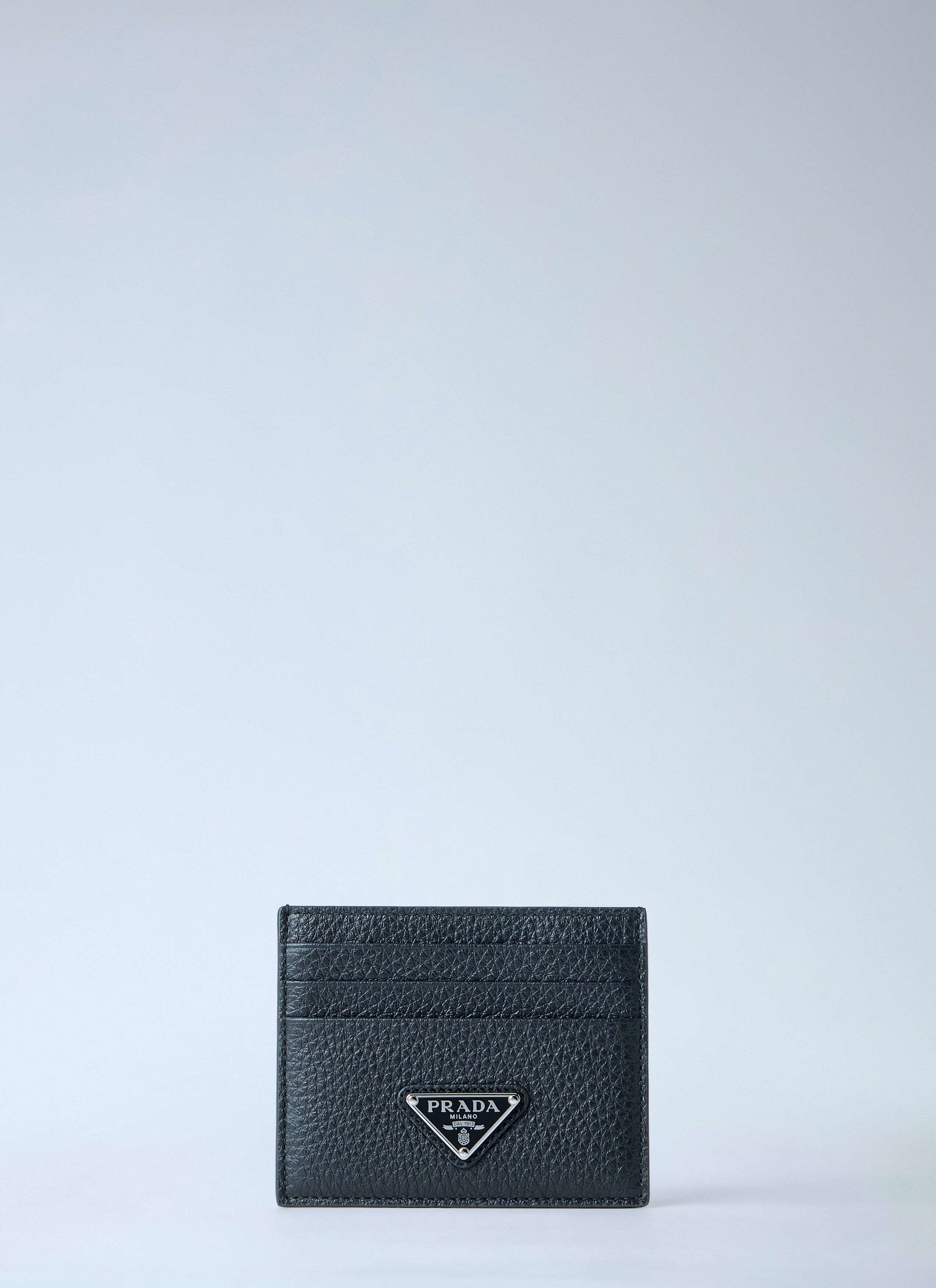 Prada Pebbled Leather Bi-fold Wallet Size ONE SIZE - 1 Thumbnail