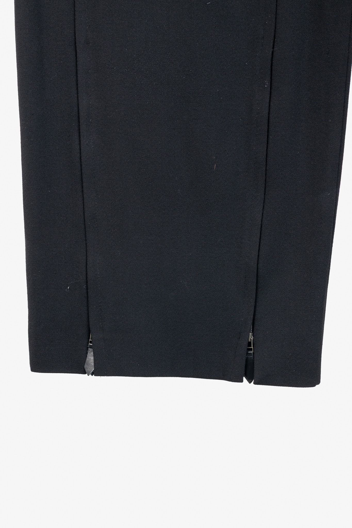 Annette Gortz Annette Gortz AW/13 Kami Black Wool-Twill Midi Pencil Skirt Size 28" / US 6 / IT 42 - 6 Thumbnail