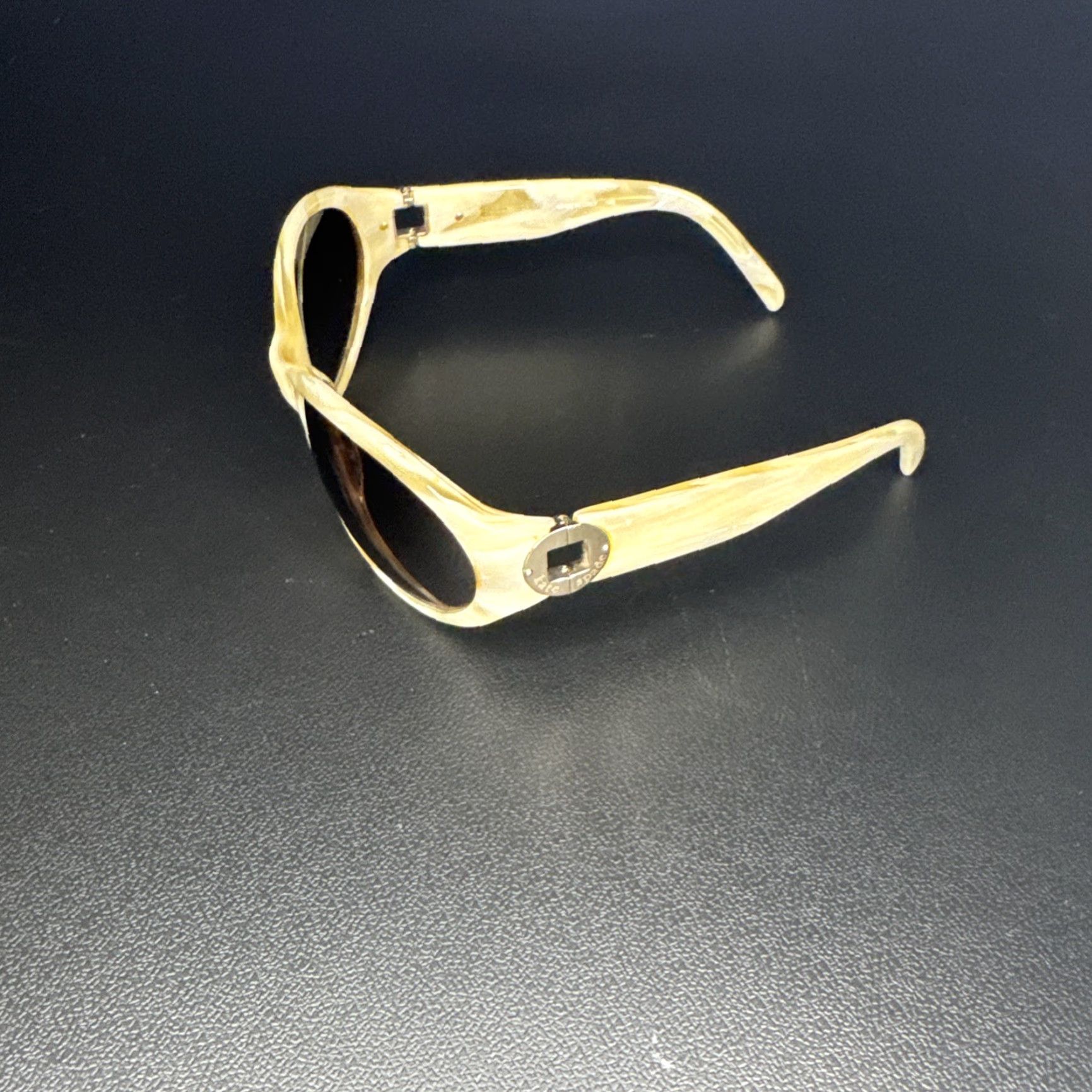 Vintage VINTAGE Kate Spade Dawn Sunglasses Woman Italy Dawn/S Ivory Brown Gradient Lens Women’s Size ONE SIZE - 4 Thumbnail